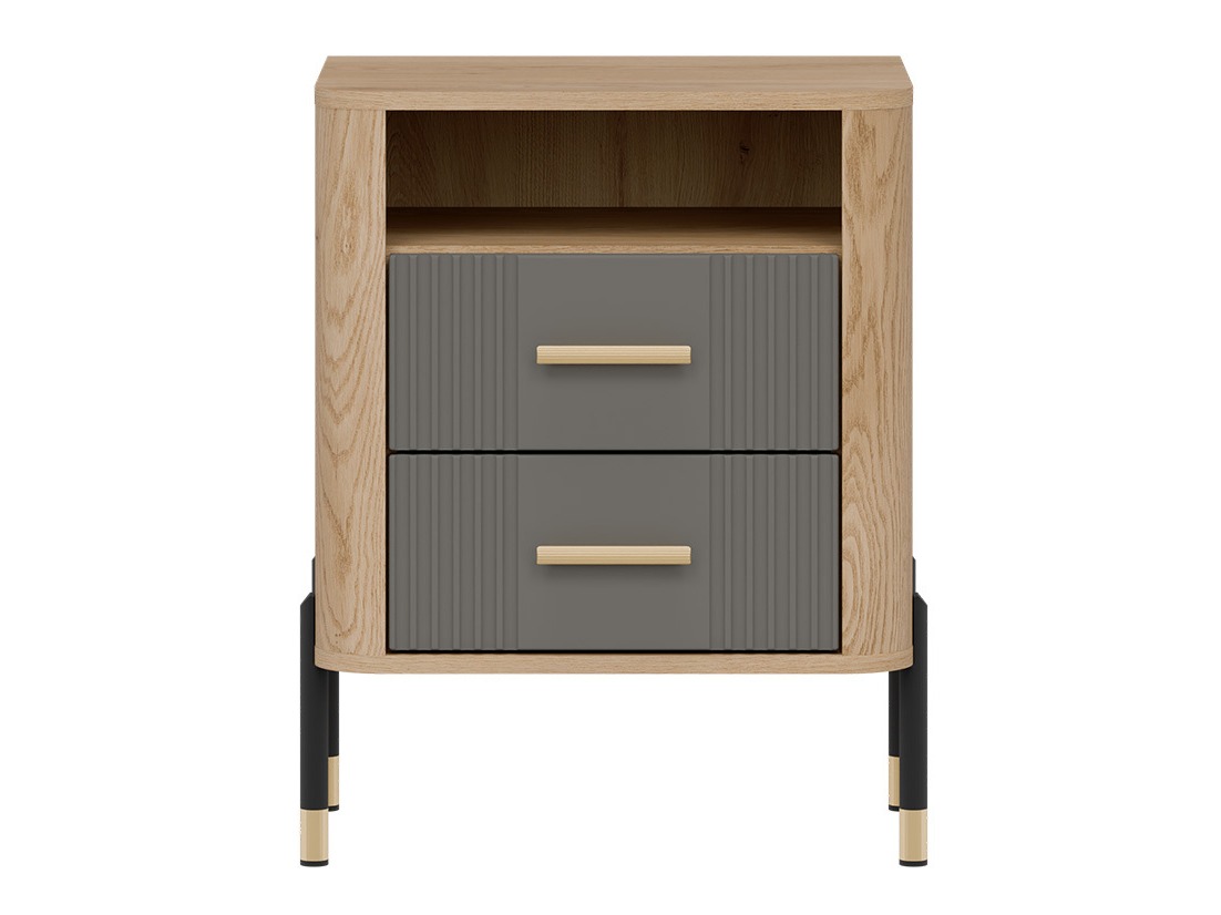 Bedside table Flosora 142 (Grey)