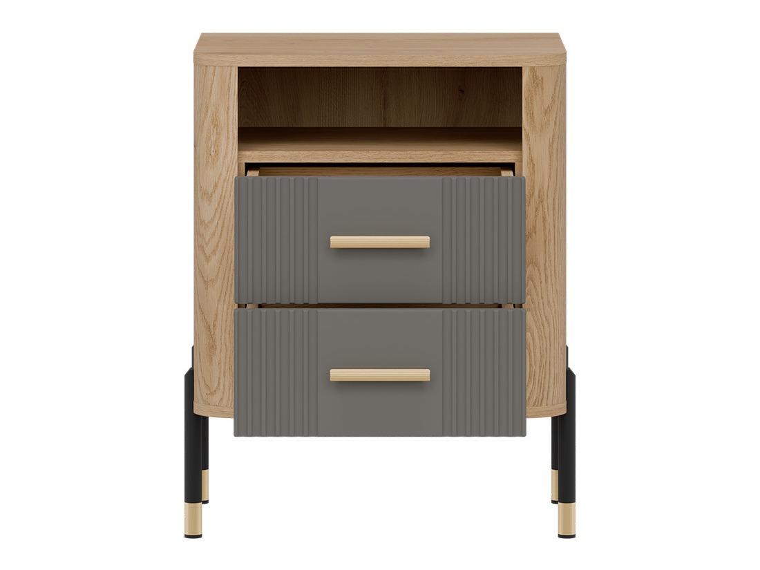 Bedside table Flosora 142 (Grey)