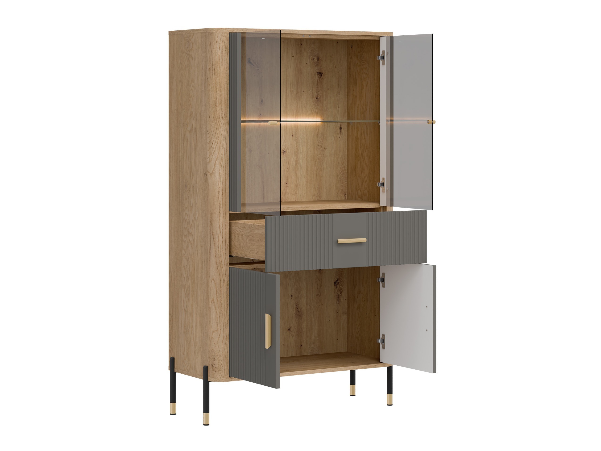 Living room set Flosora 147 (Grey)