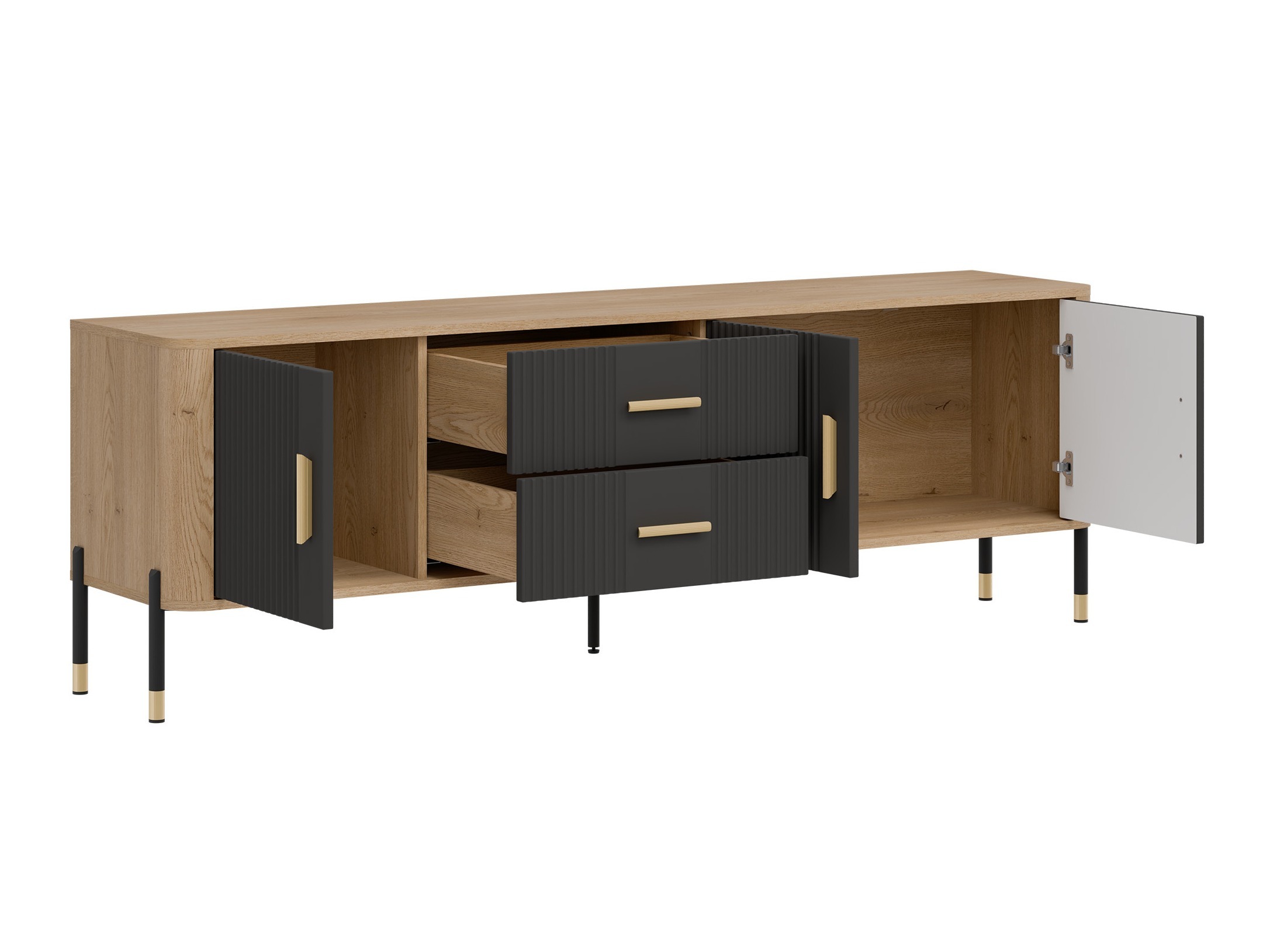 Living room set Flosora 148 (Anthracite)