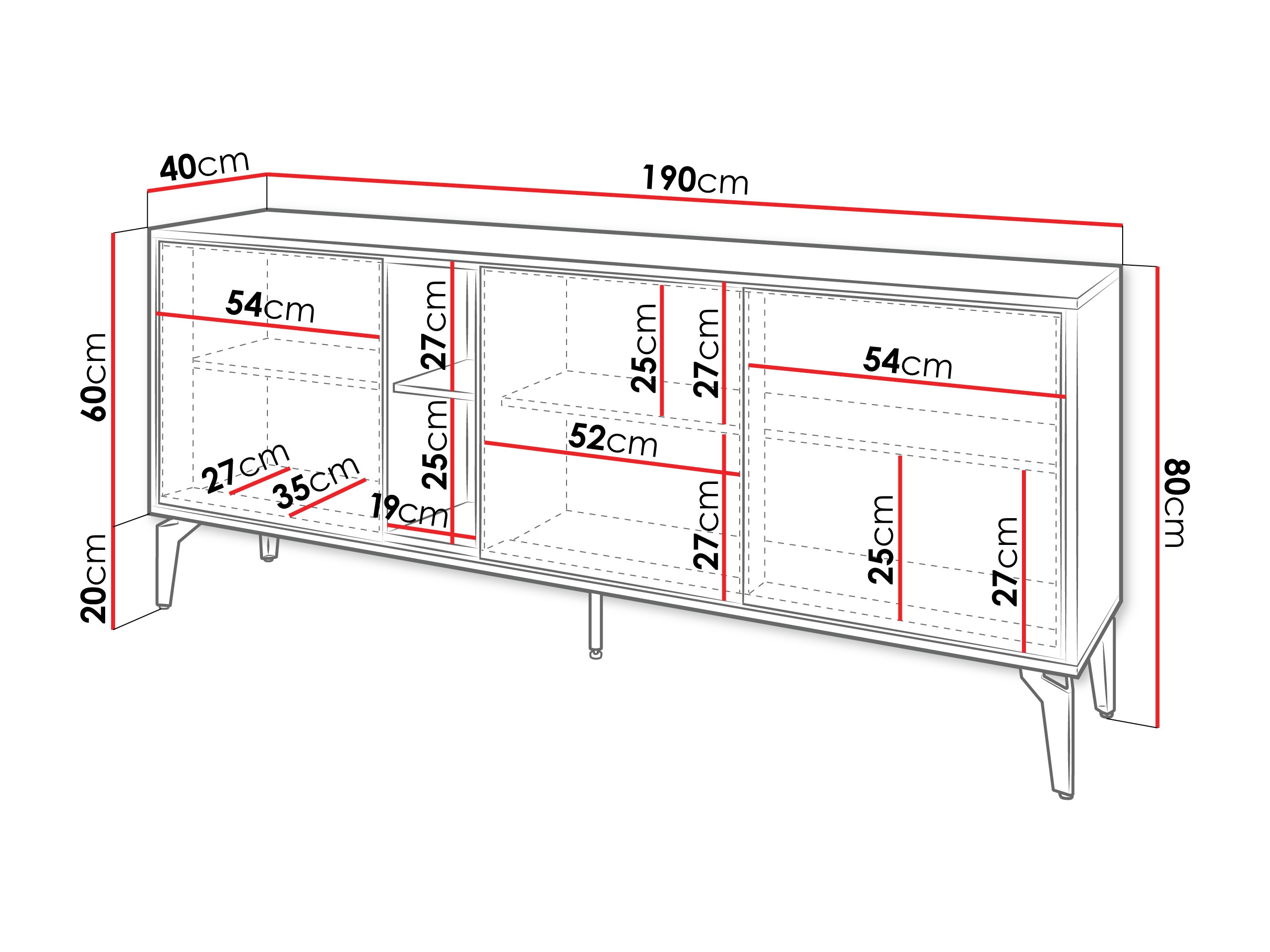 Sideboard Cornovu 100