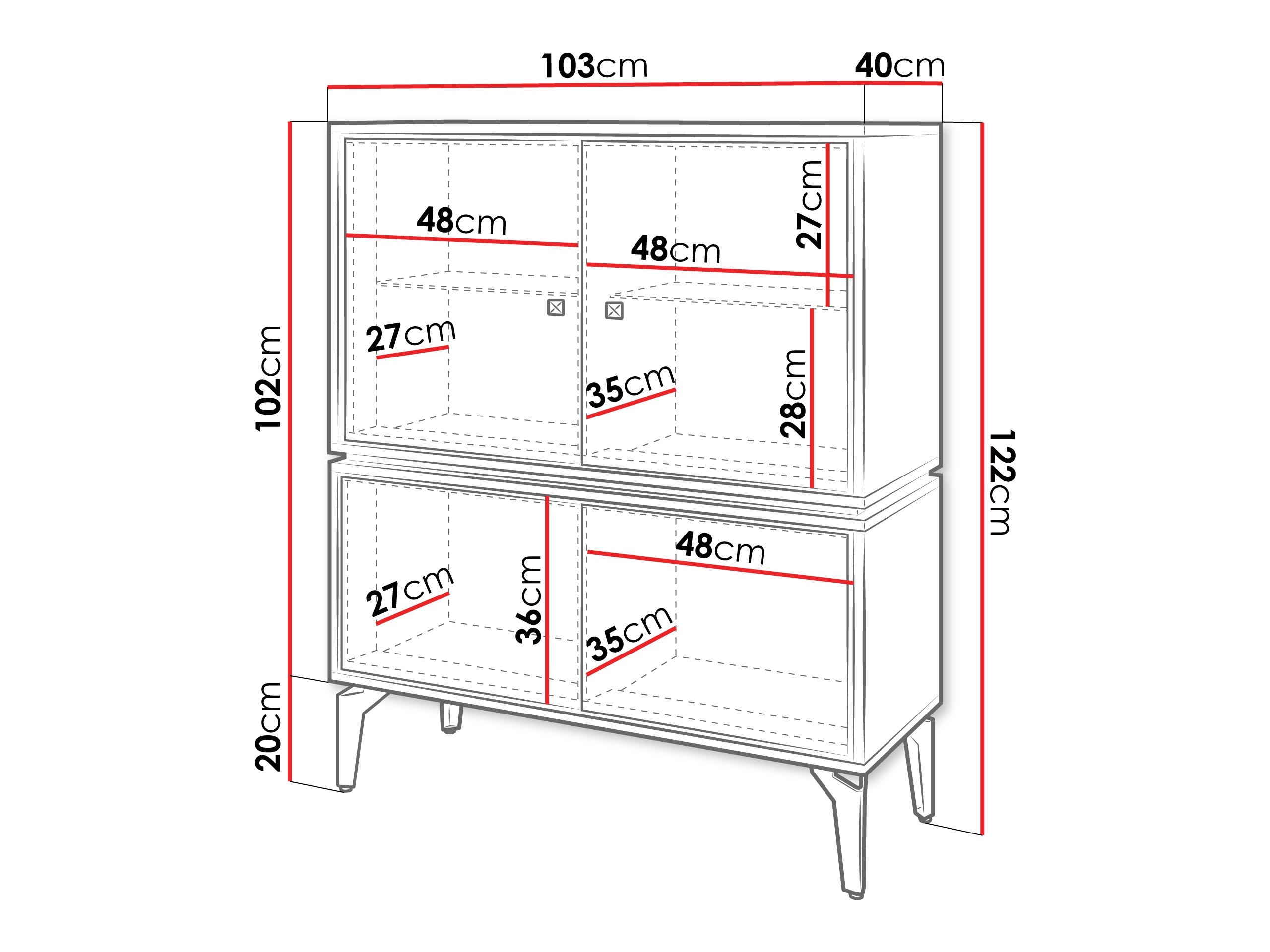 Sideboard Cornovu 102