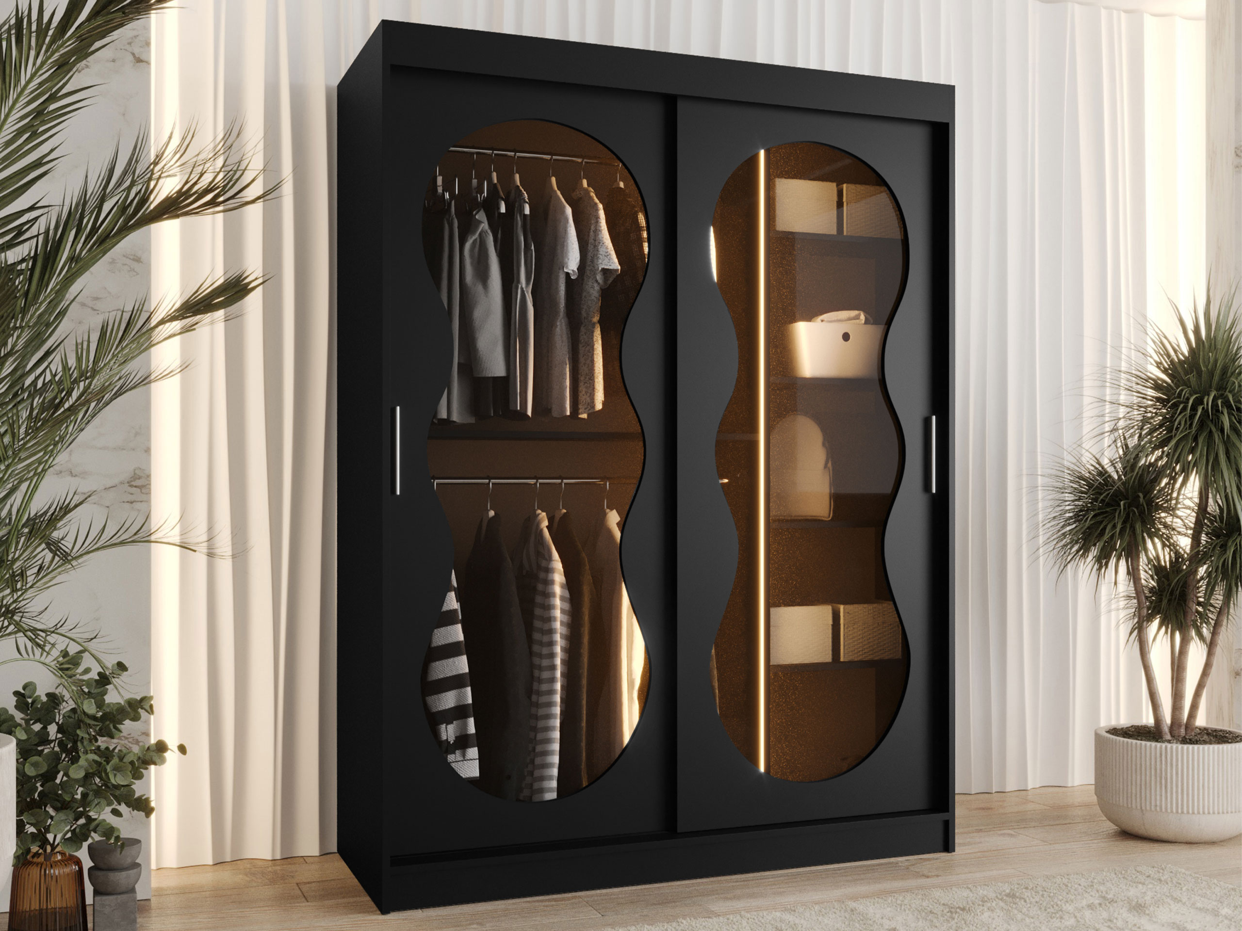 Wardrobe Hartford 528 (Black)