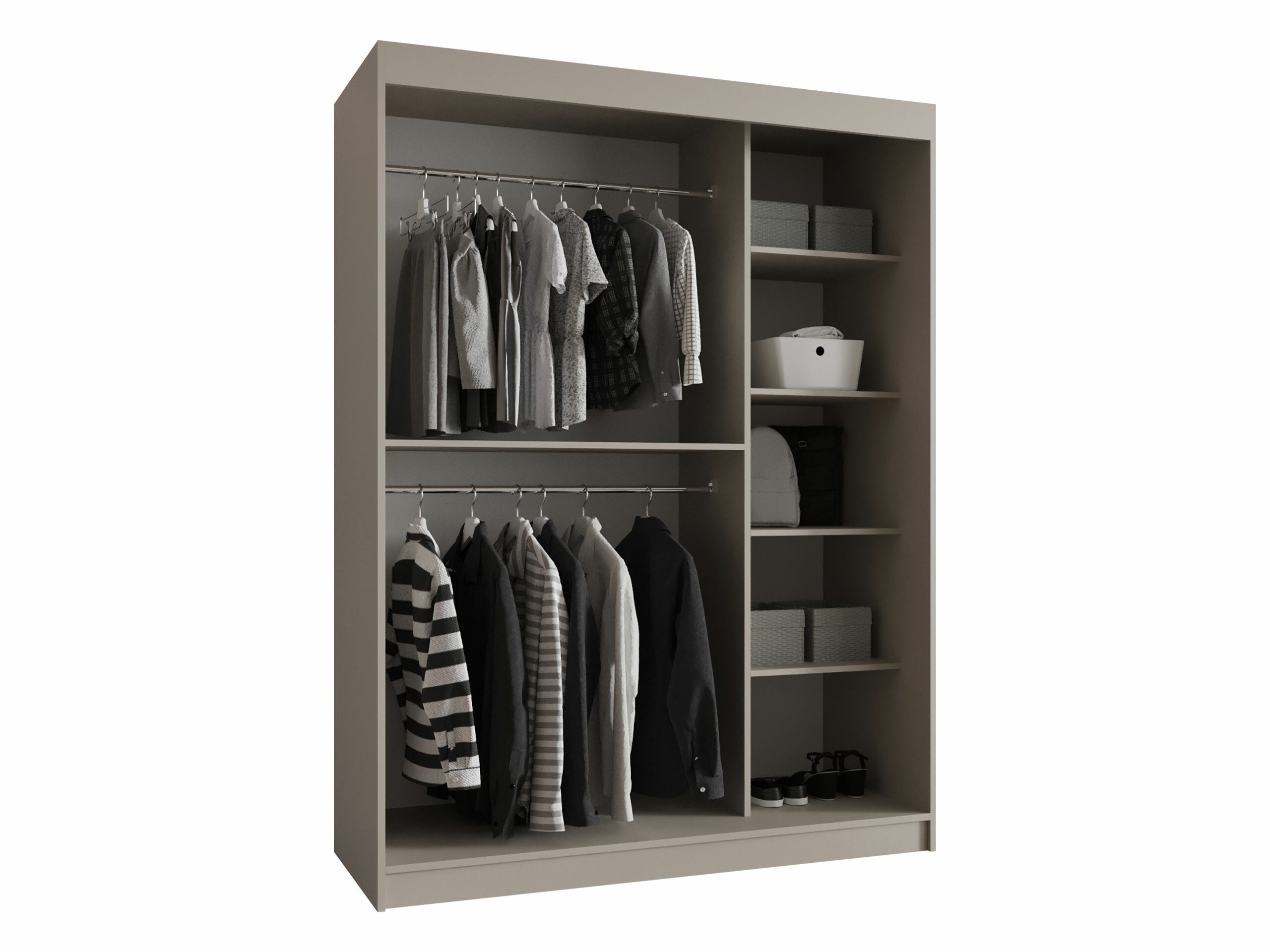 Wardrobe Hartford 528 (Black)