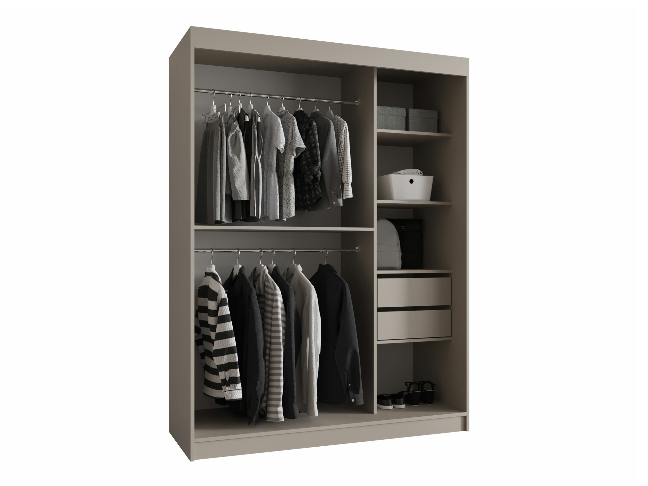 Wardrobe Hartford 528 (Black)
