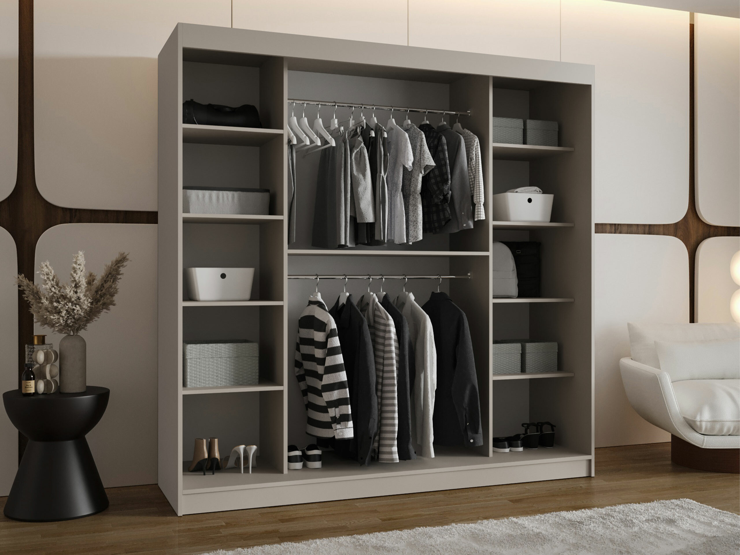 Wardrobe Hartford 532 (Black)