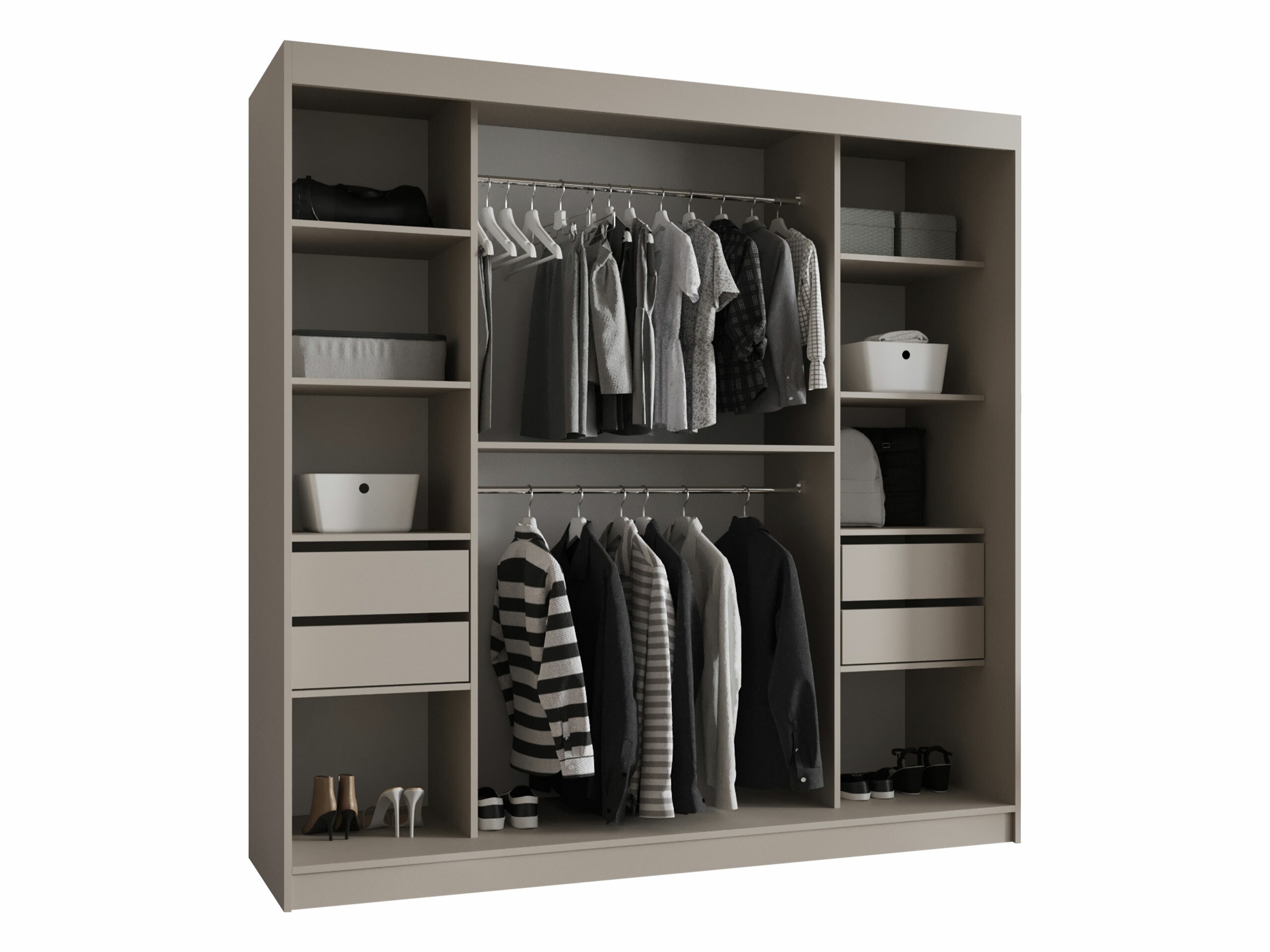 Wardrobe Hartford 532 (Black)