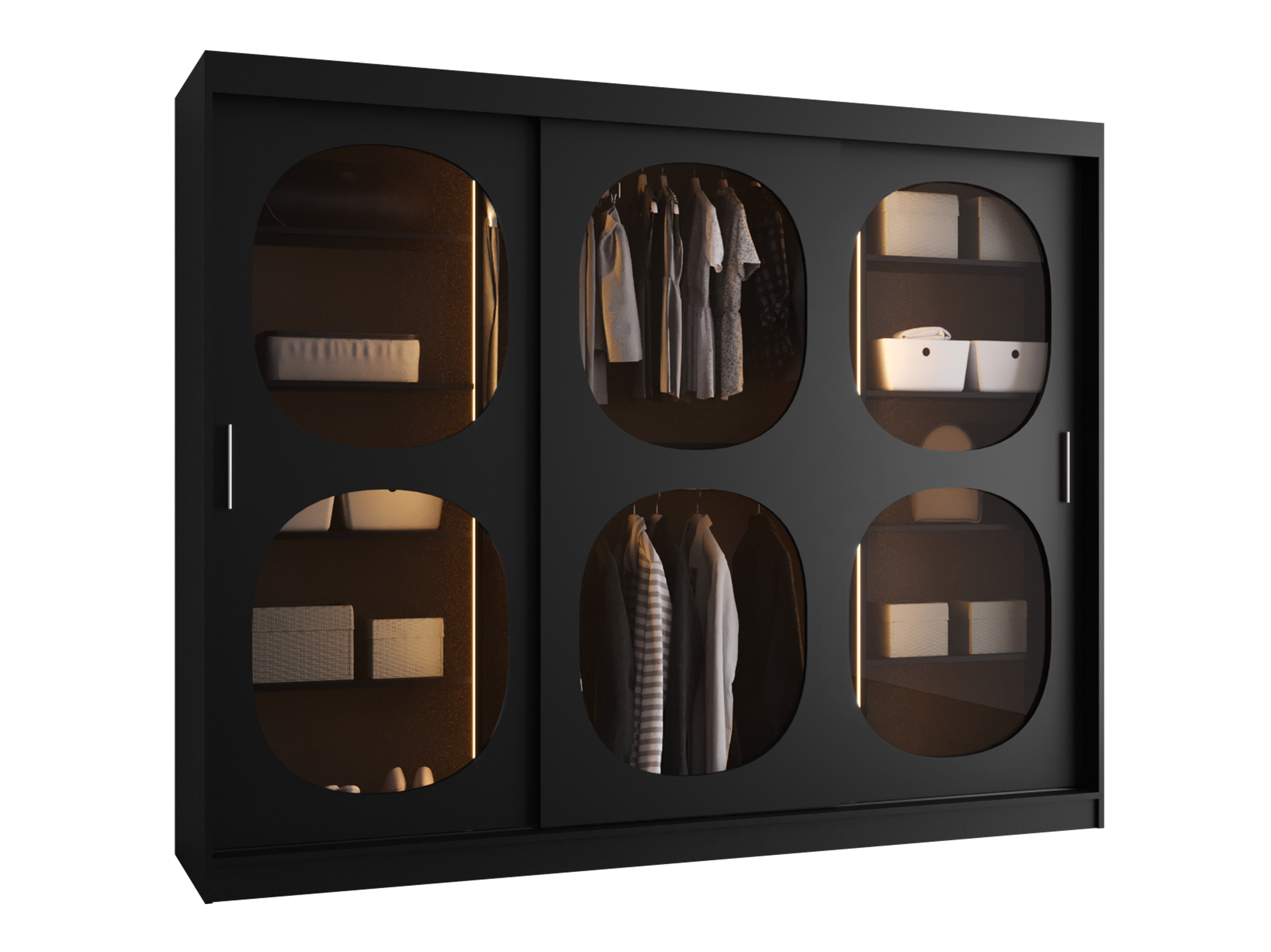 Wardrobe Hartford 533 (Black)