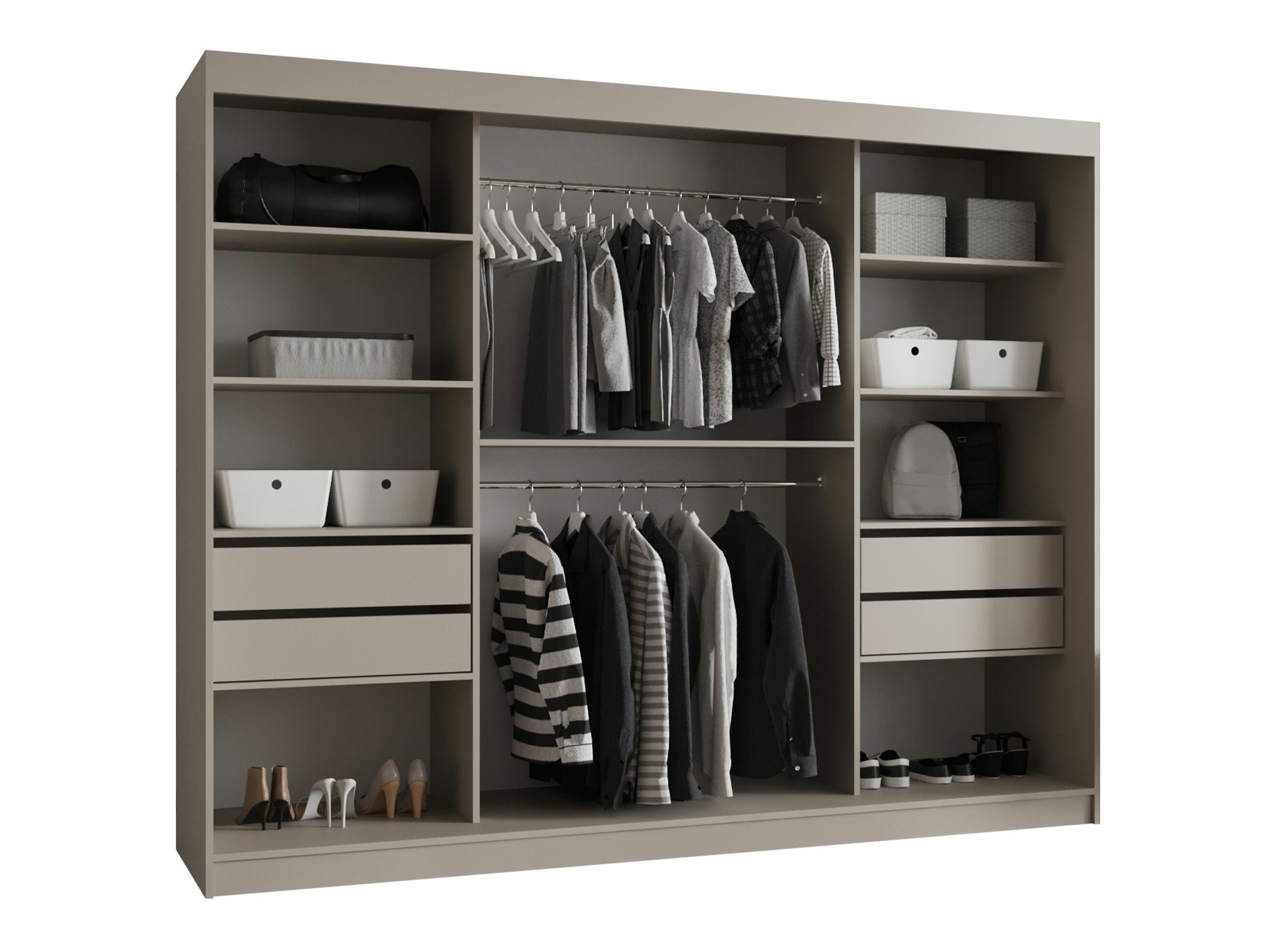 Wardrobe Hartford 534 (Black)