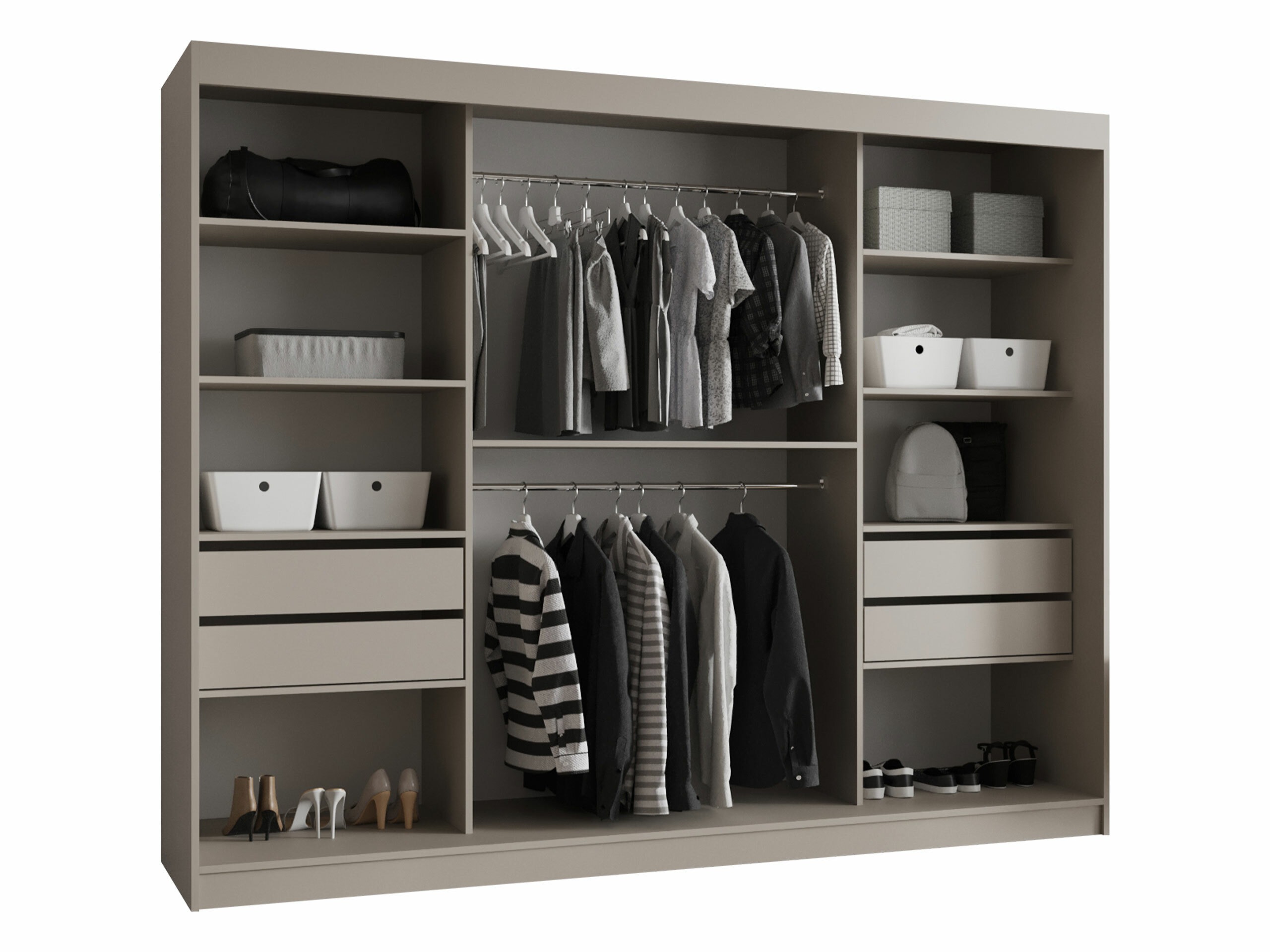 Wardrobe Hartford 534 (Black)