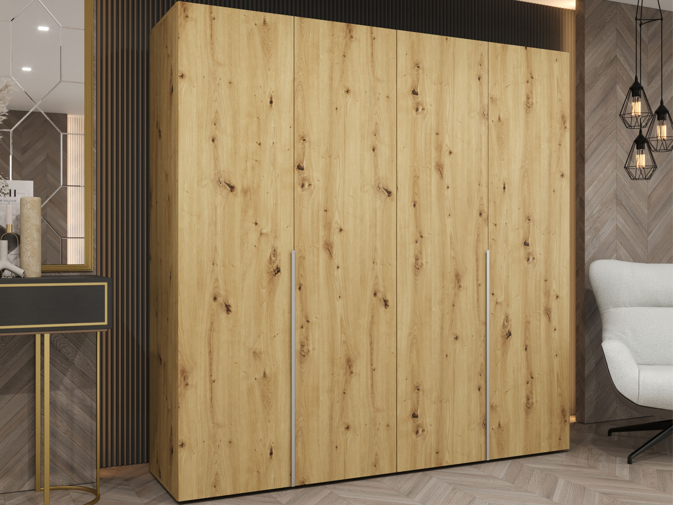 Wardrobe Hartford 537 (Artisan oak)