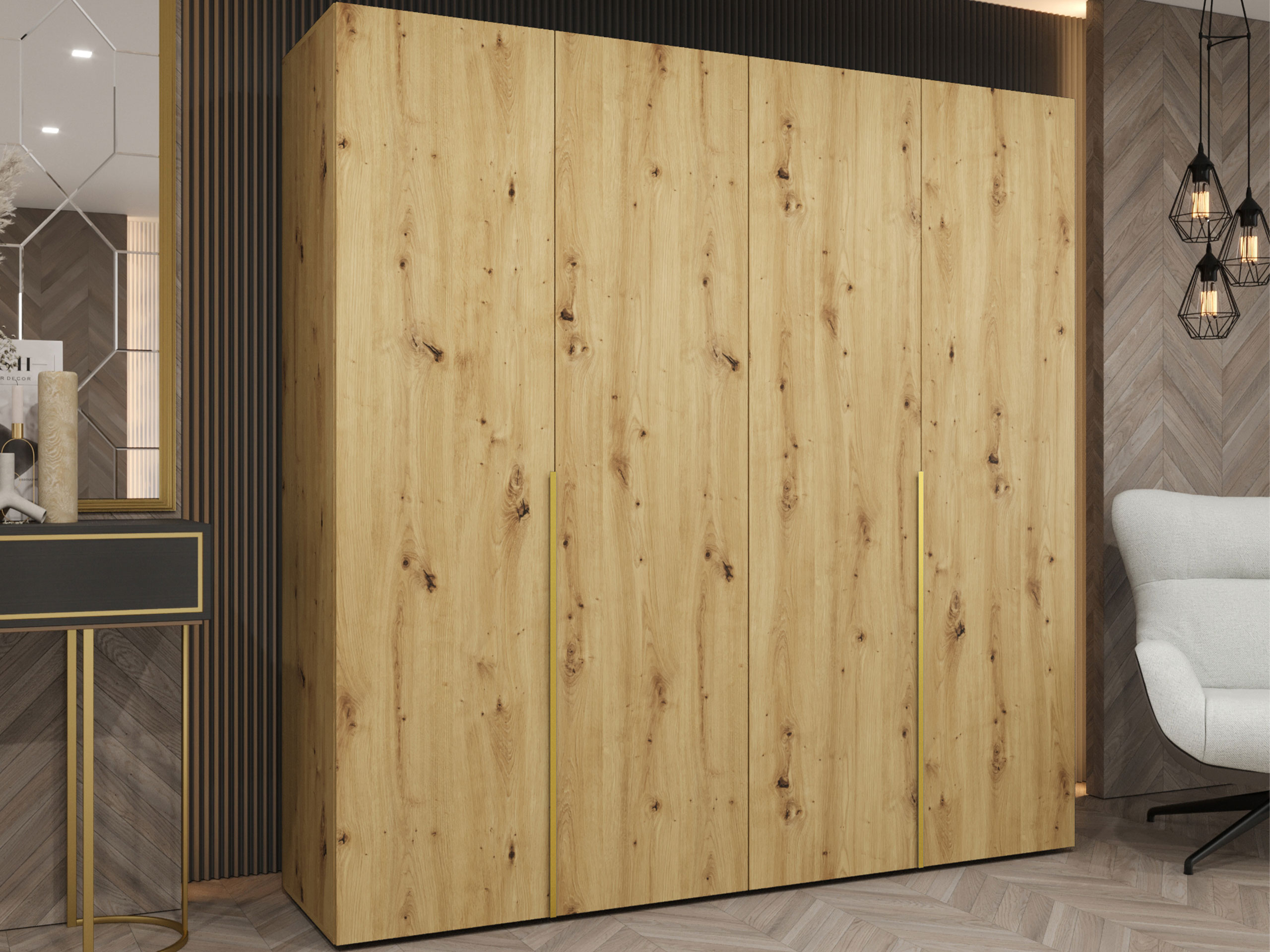 Wardrobe Hartford 537 (Artisan oak)