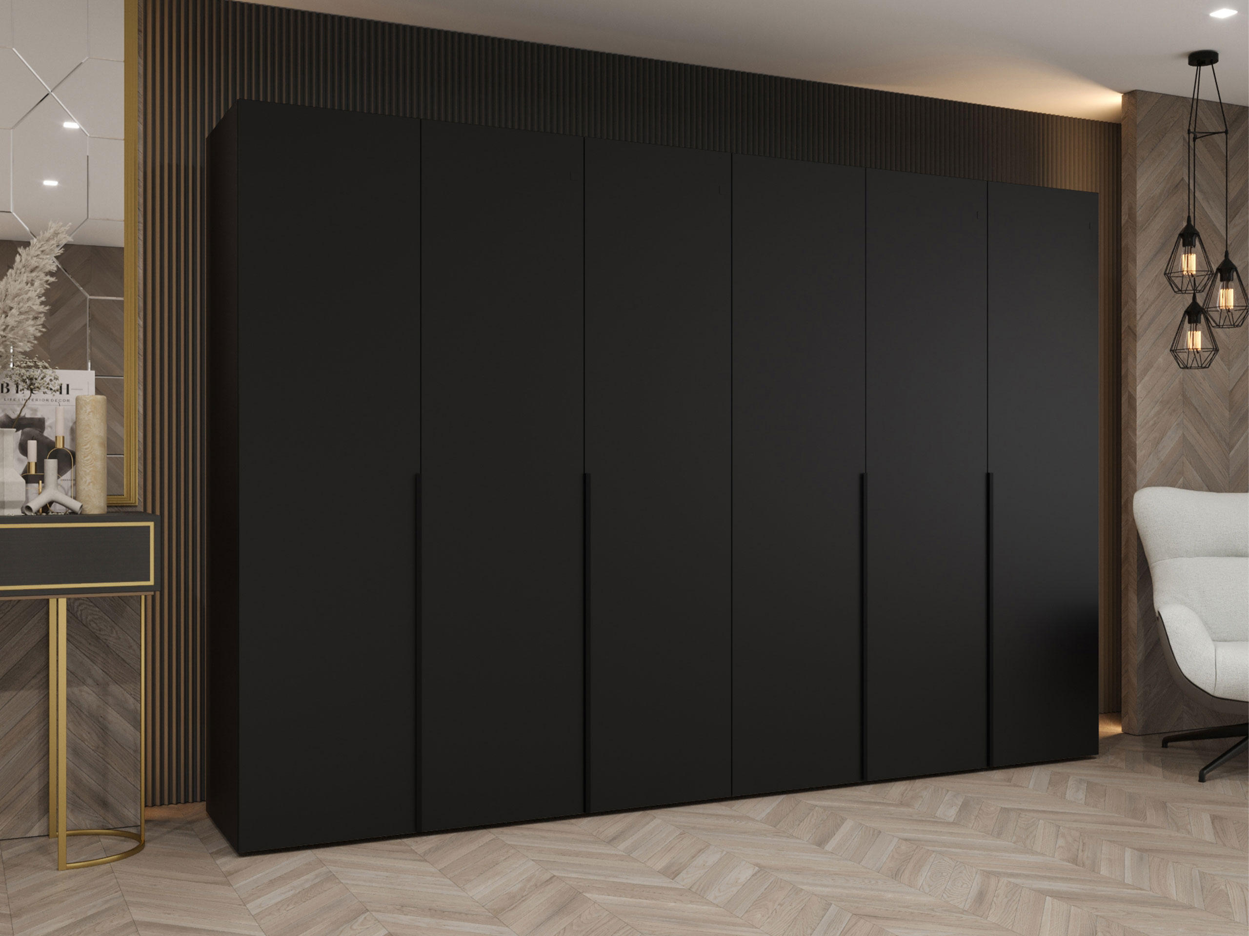 Wardrobe Hartford 539 (Black)