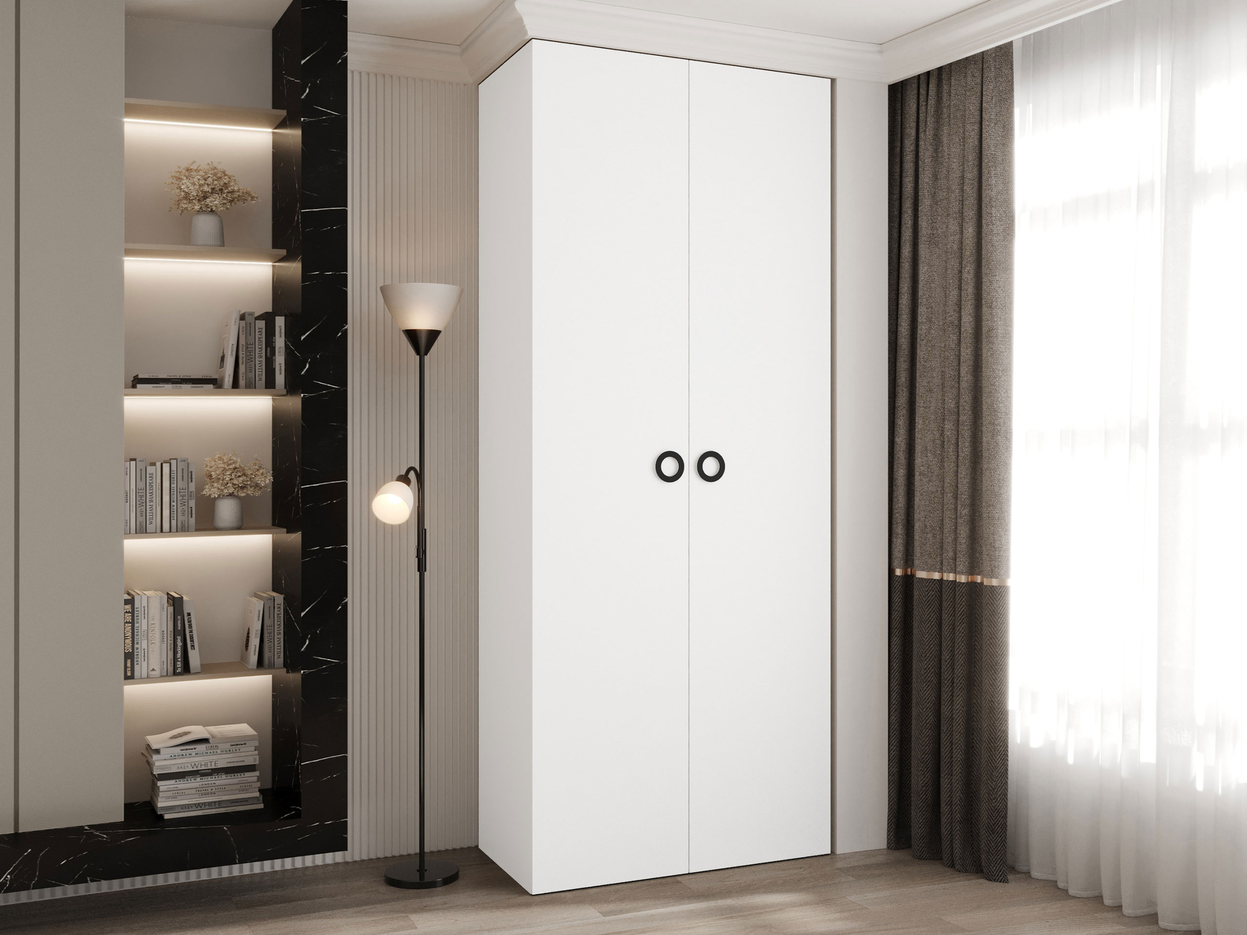 Wardrobe Hartford 540 (White)