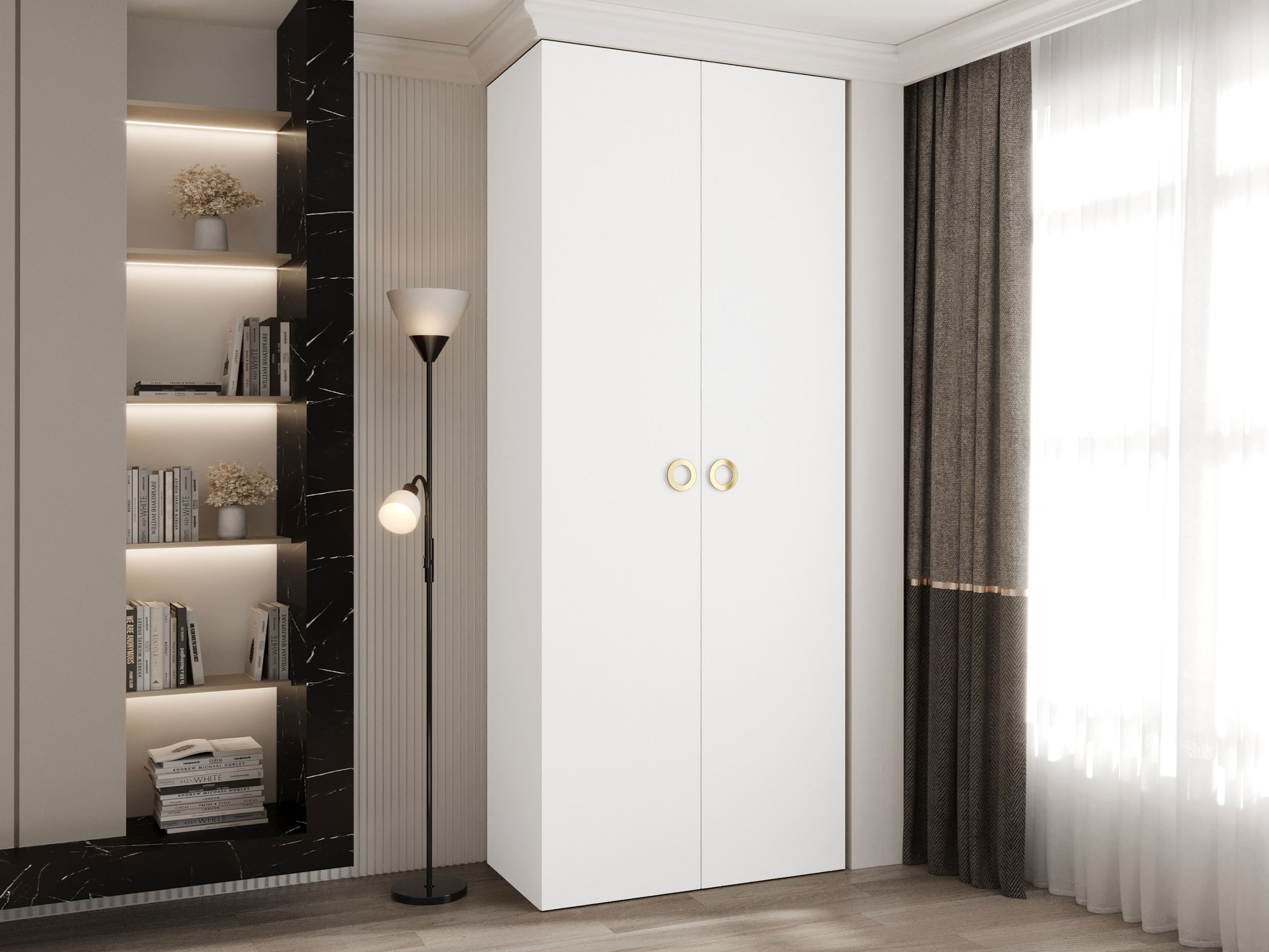 Wardrobe Hartford 540 (White)