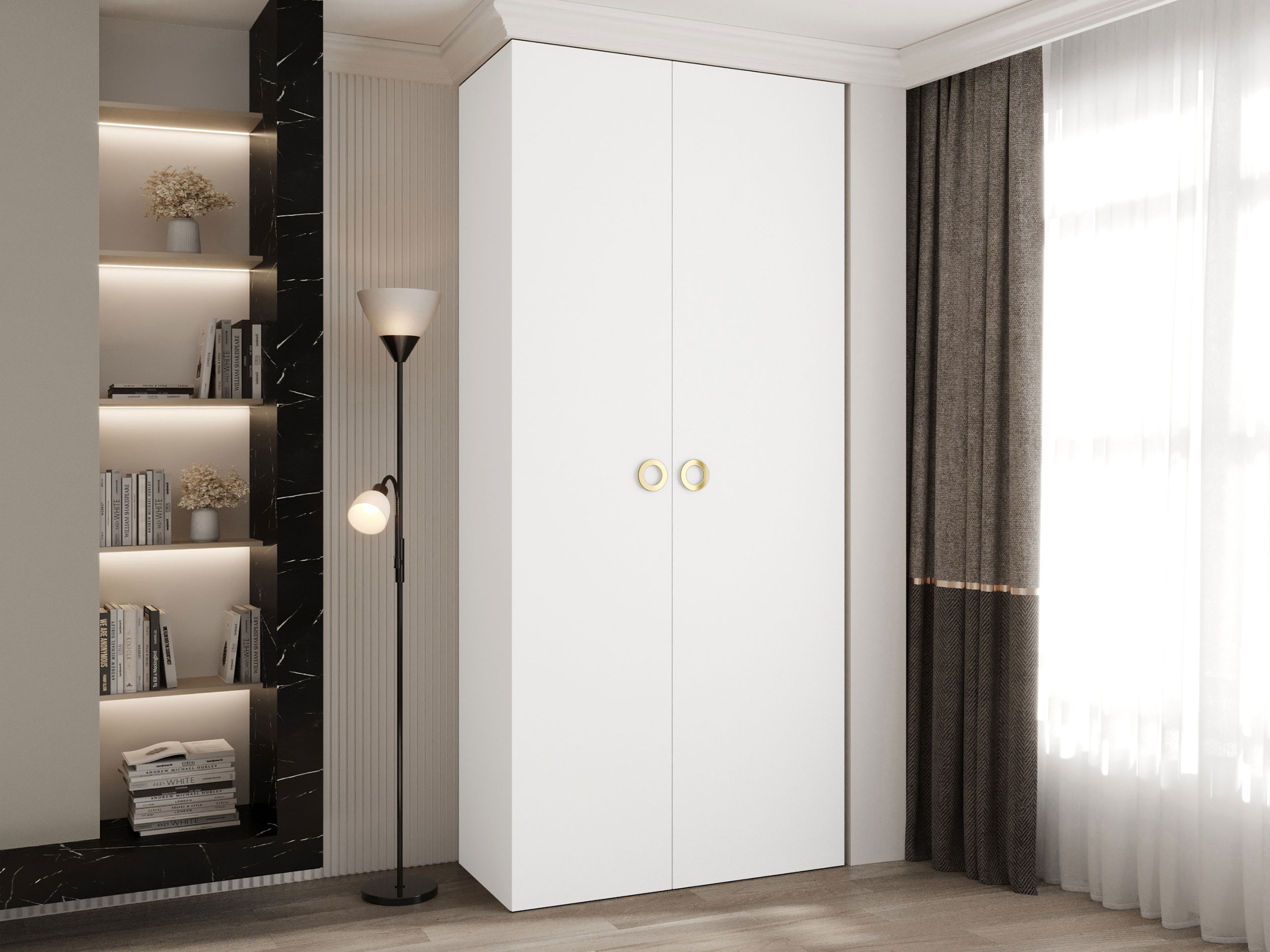 Wardrobe Hartford 540 (White)