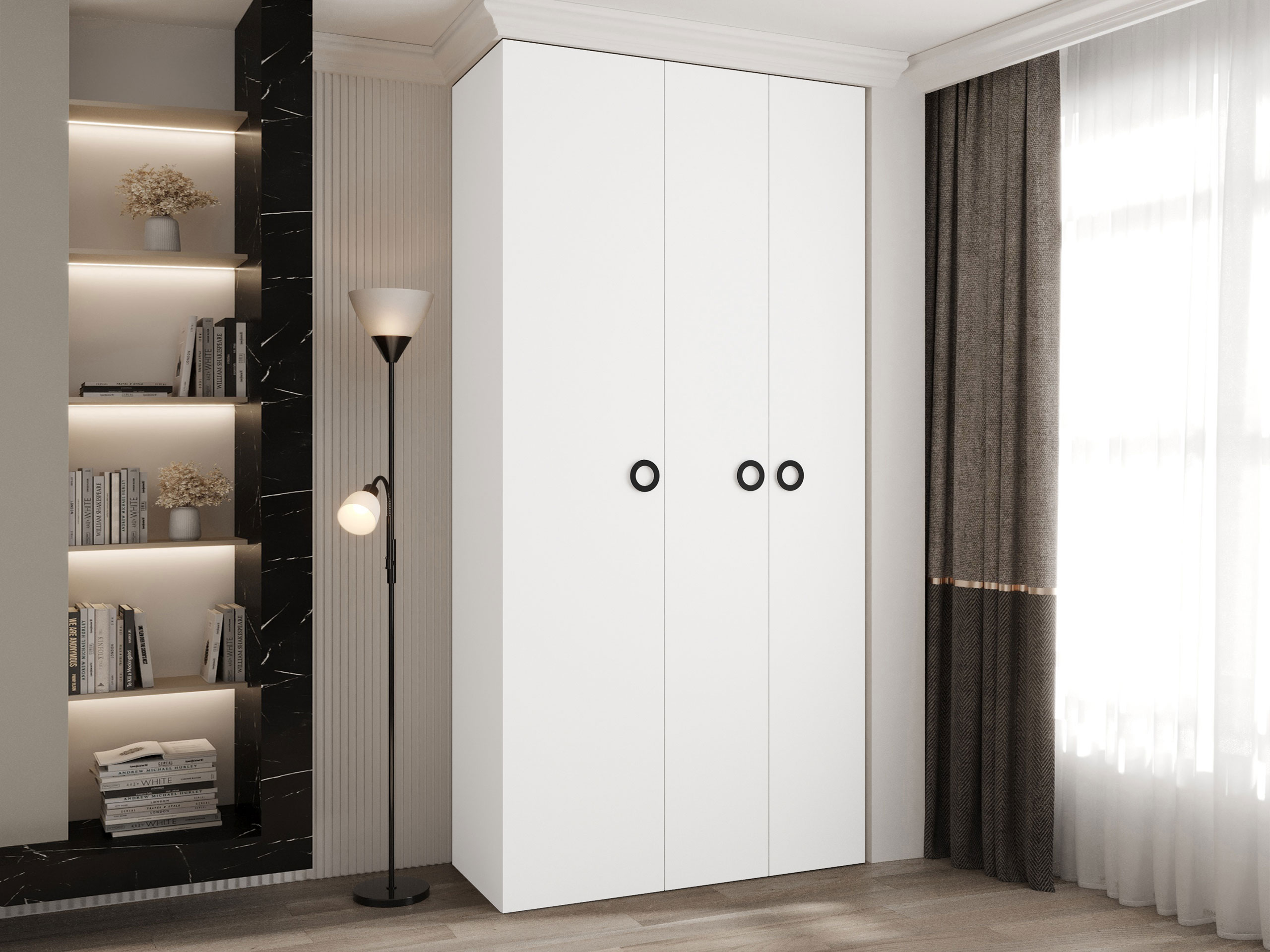Wardrobe Hartford 544 (White)