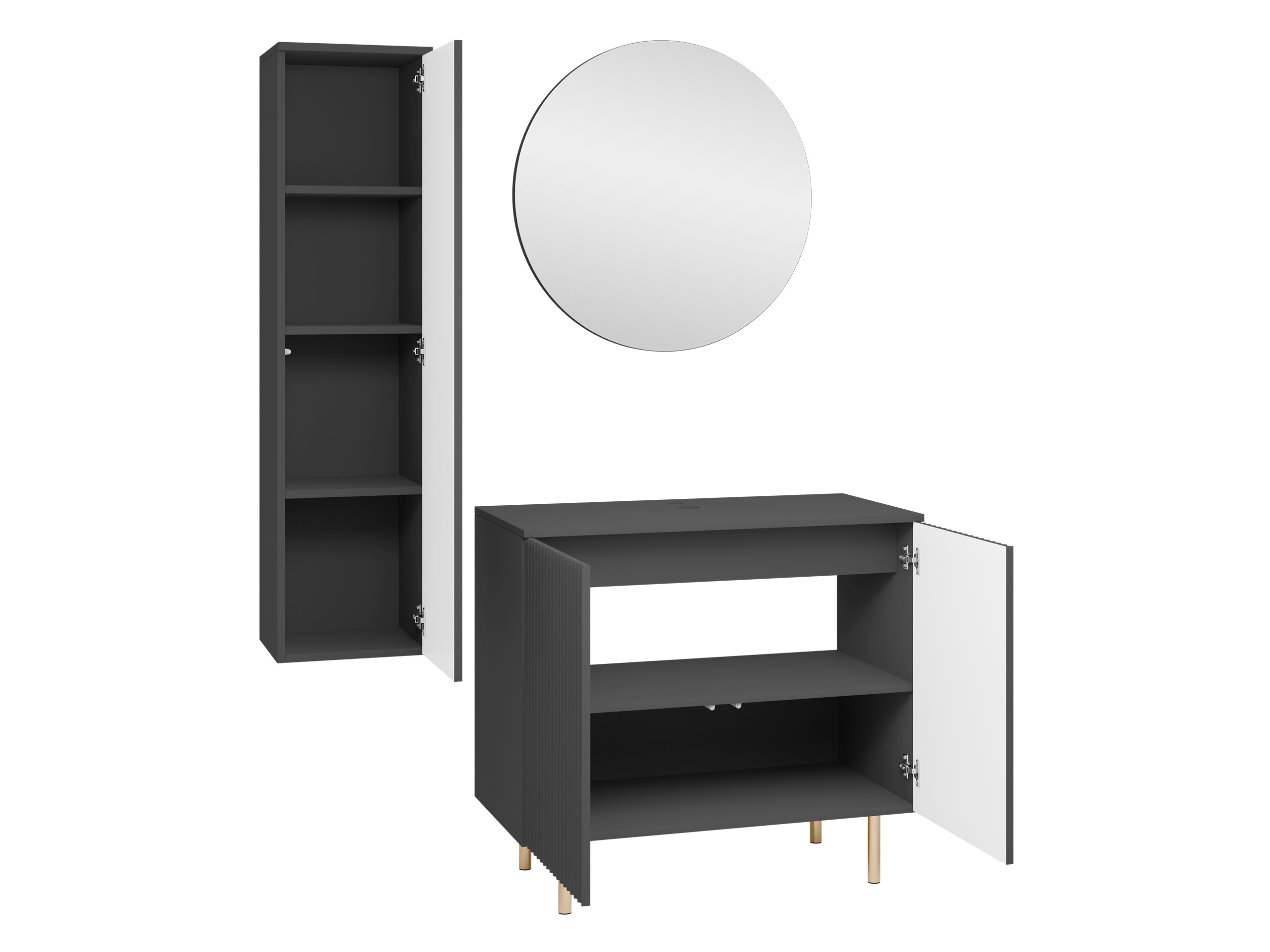 Bathroom set Decus II (Black)