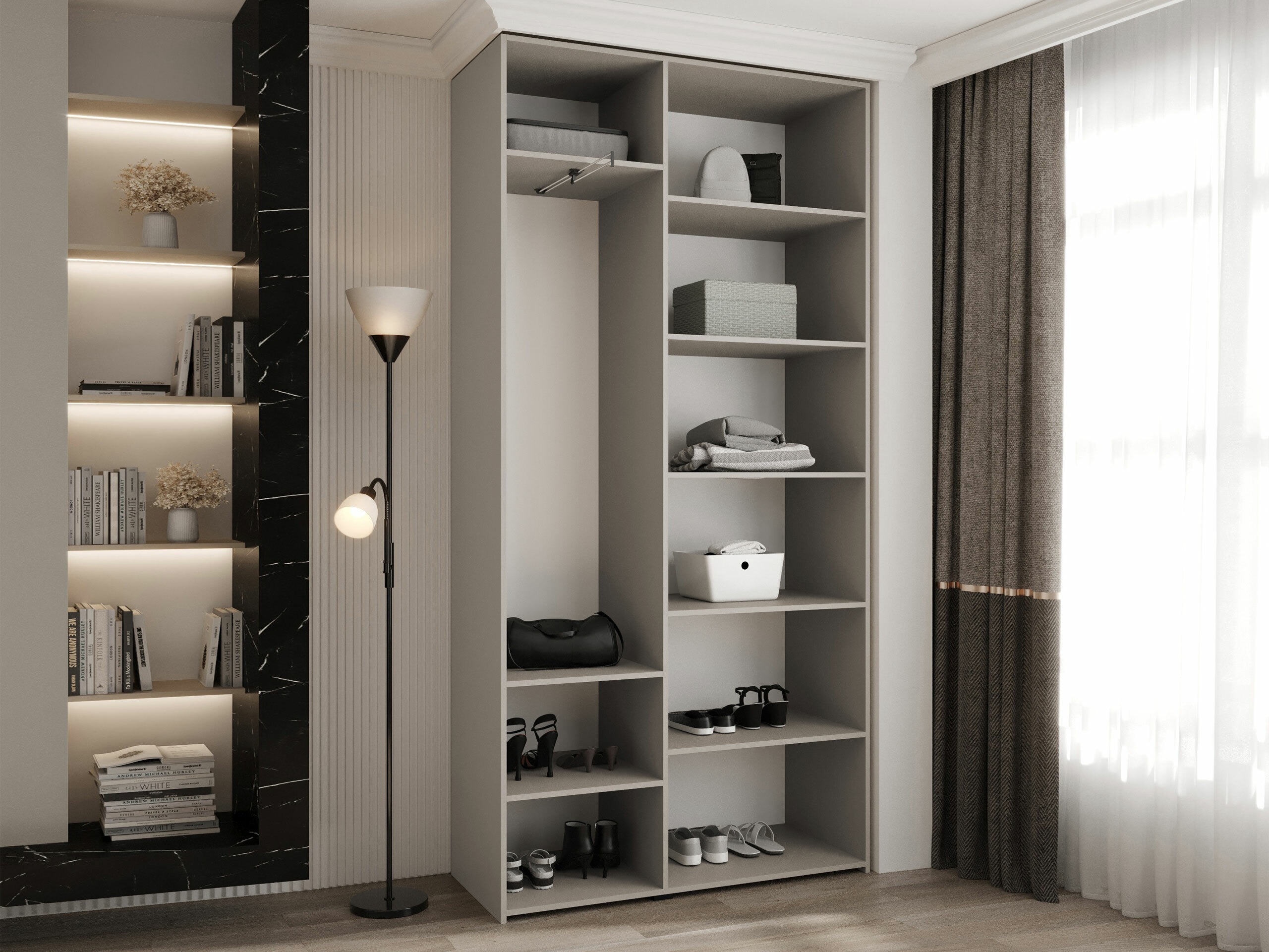 Wardrobe Hartford 563 (White)