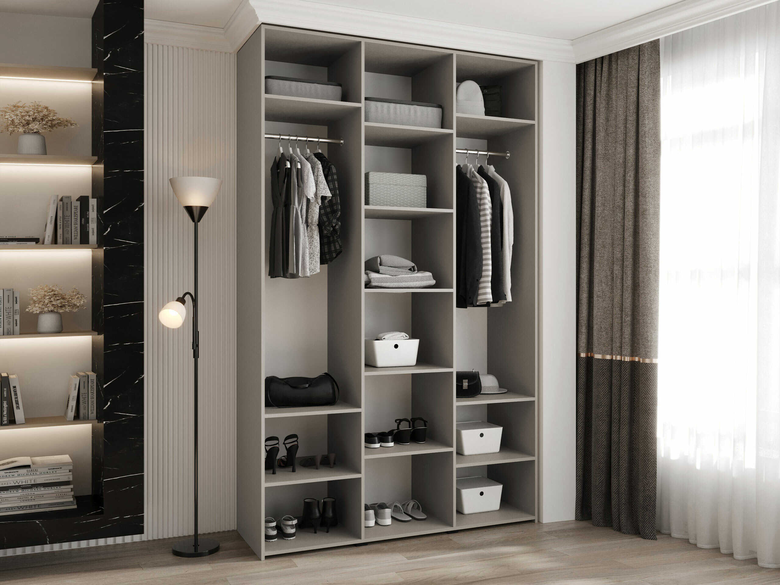 Wardrobe Hartford 563 (White)