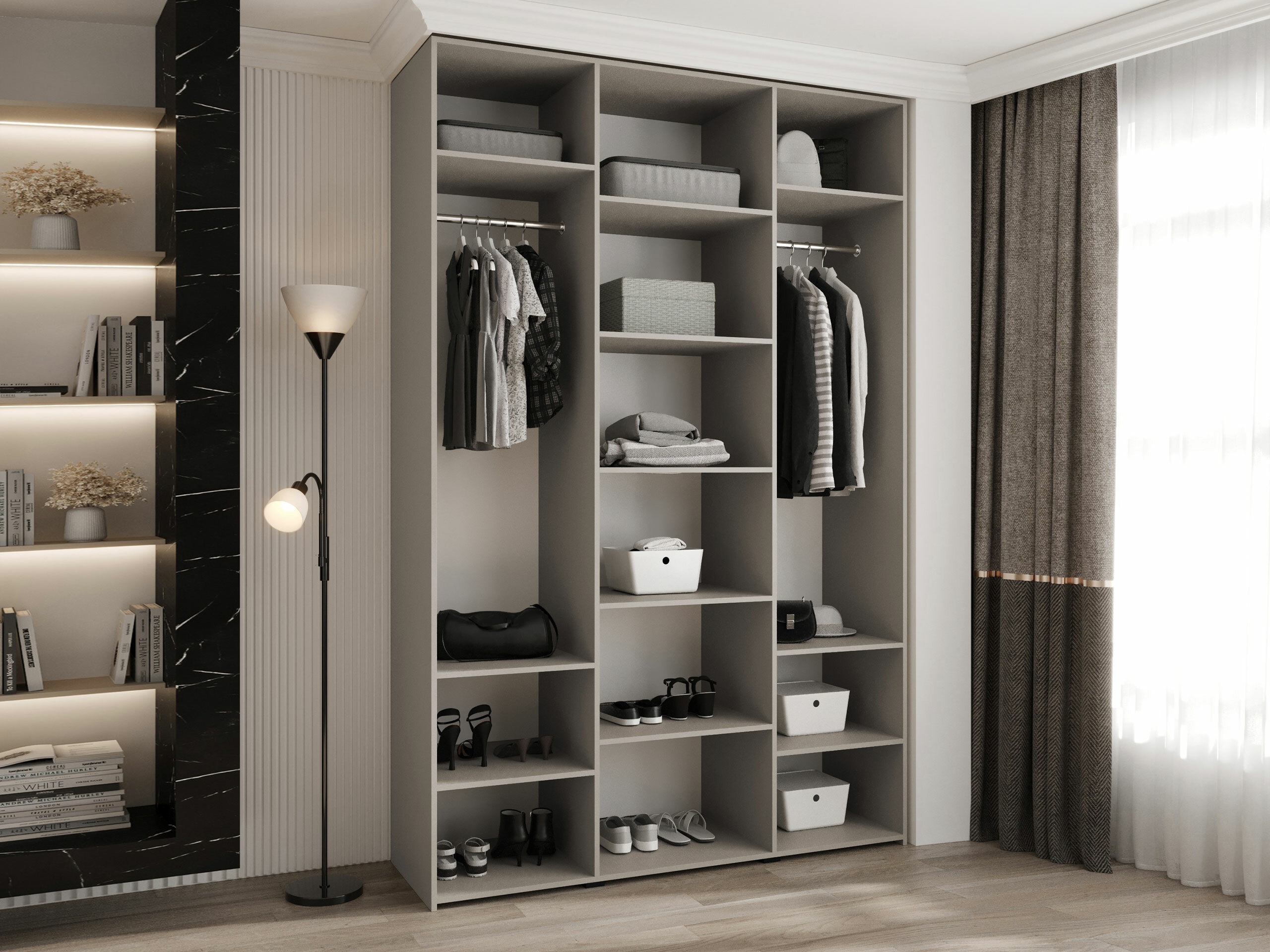 Wardrobe Hartford 563 (White)