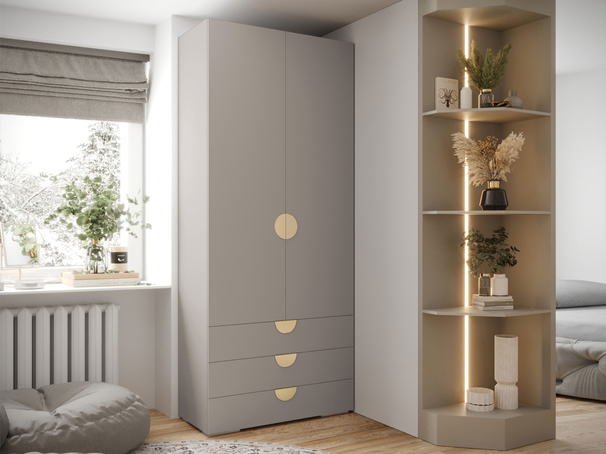 Wardrobe Hartford 565 (Cashmere)