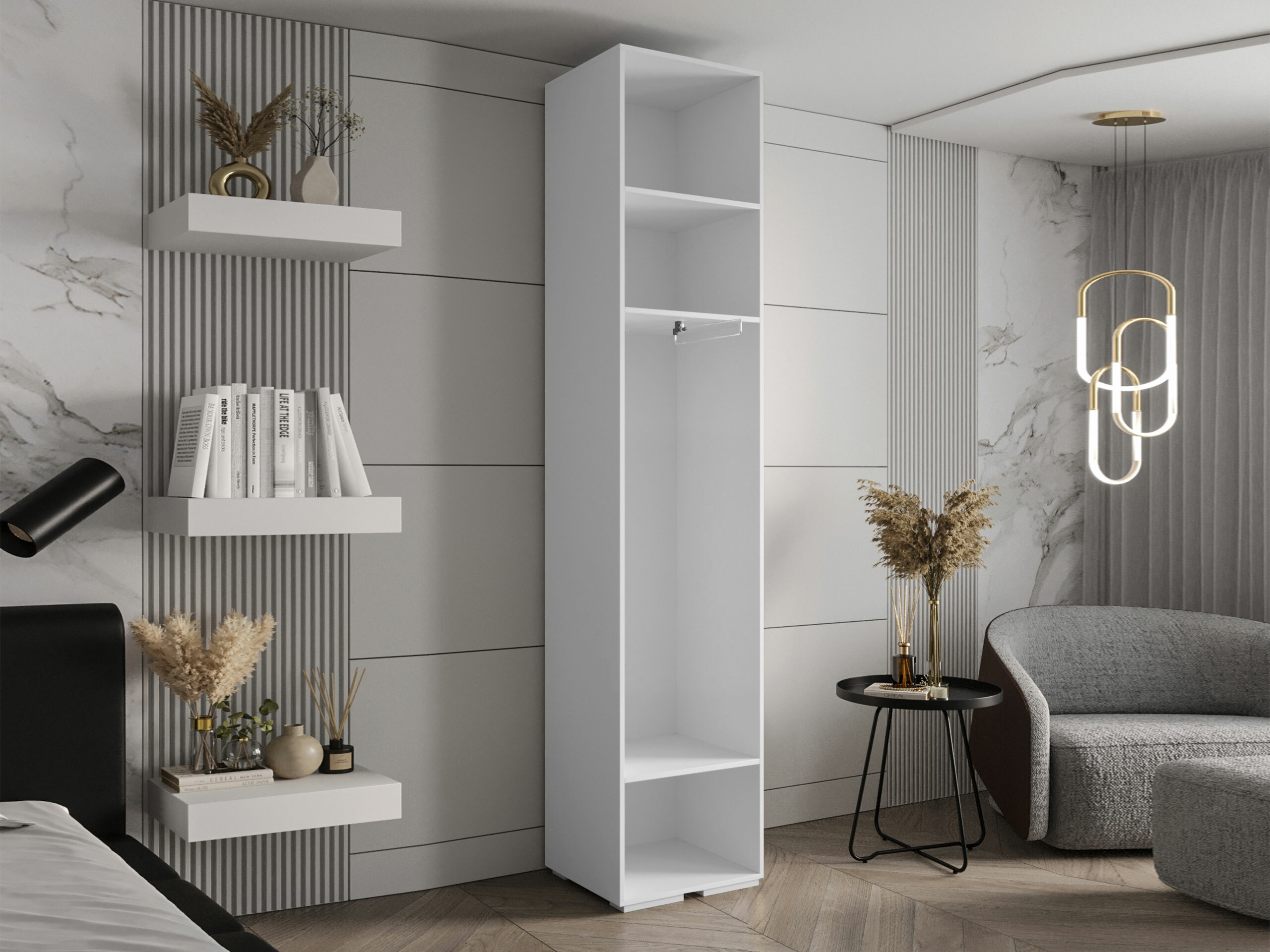 Wardrobe Hartford 567 (White)