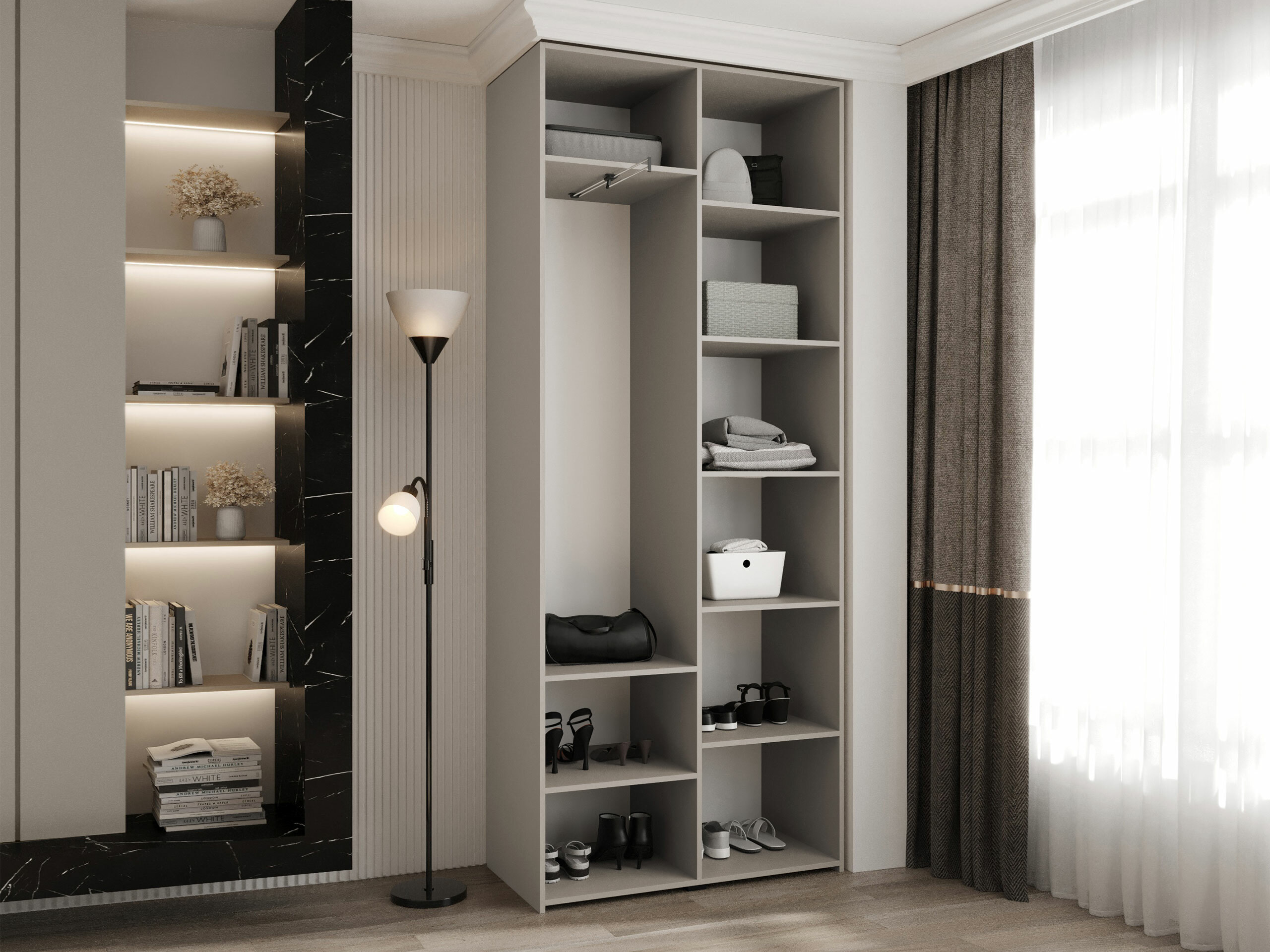 Wardrobe Hartford 569 (White)