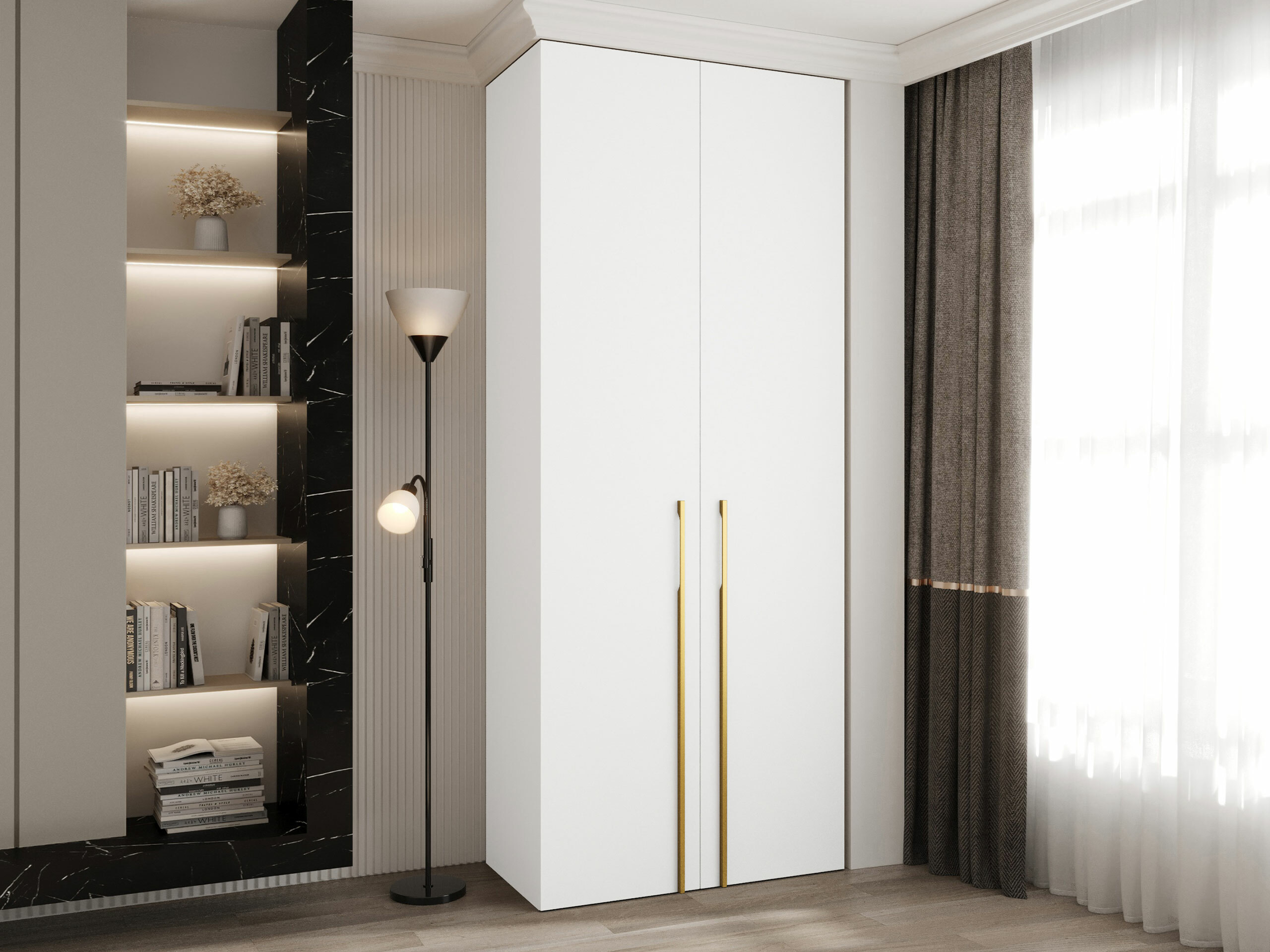 Wardrobe Hartford 569 (White)