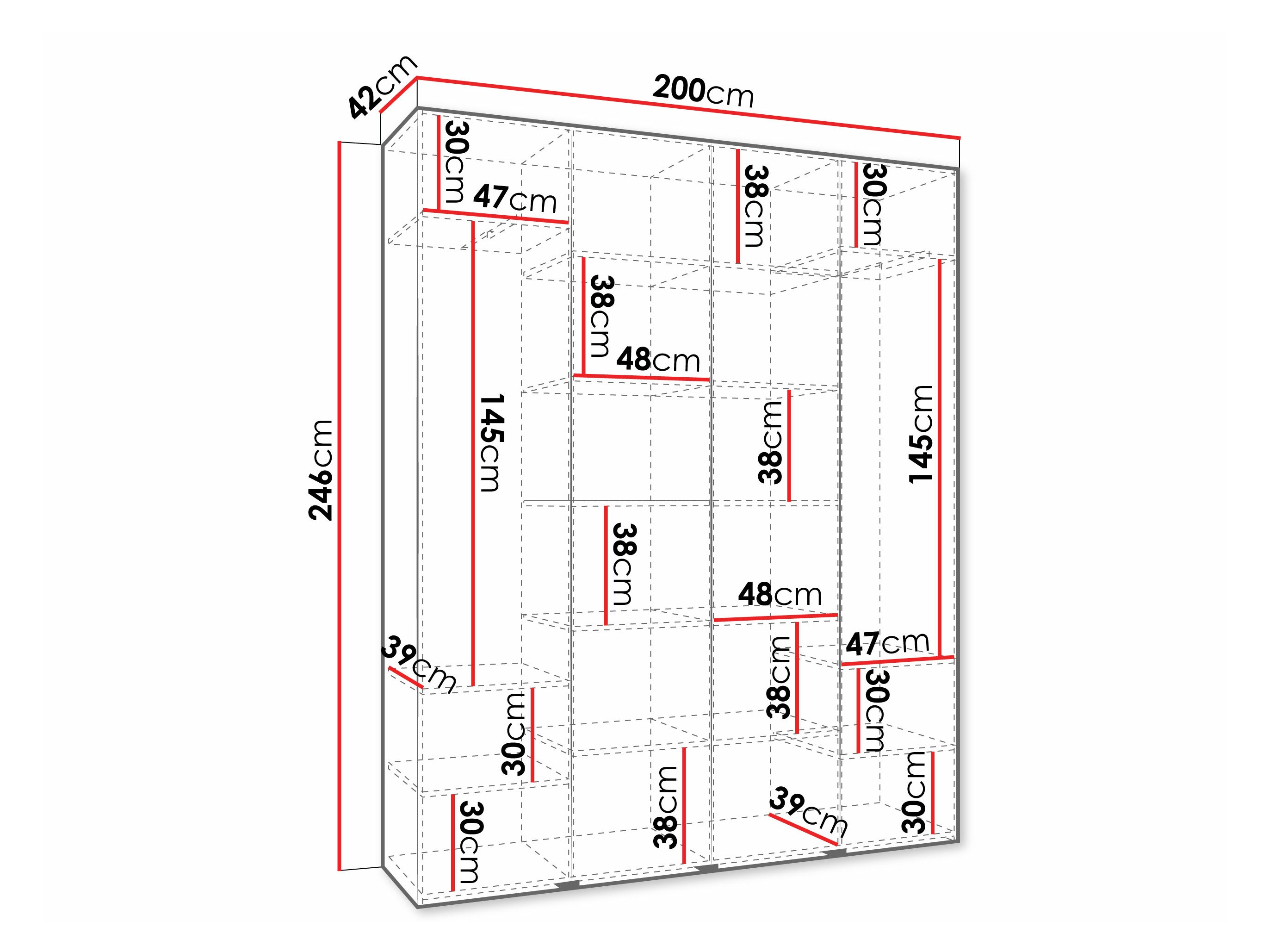 Wardrobe Hartford 570 (Cashmere)