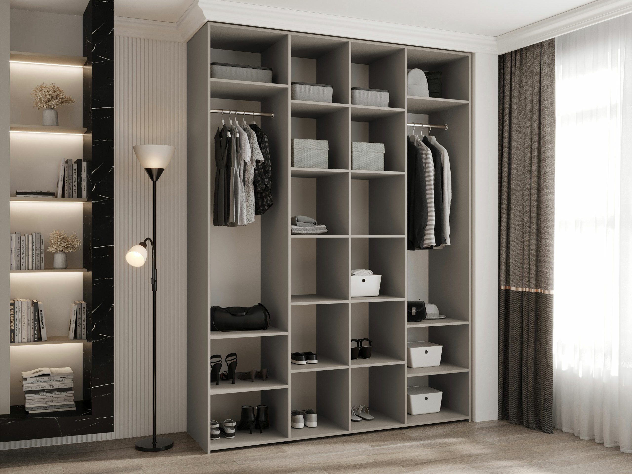 Wardrobe Hartford 570 (White)