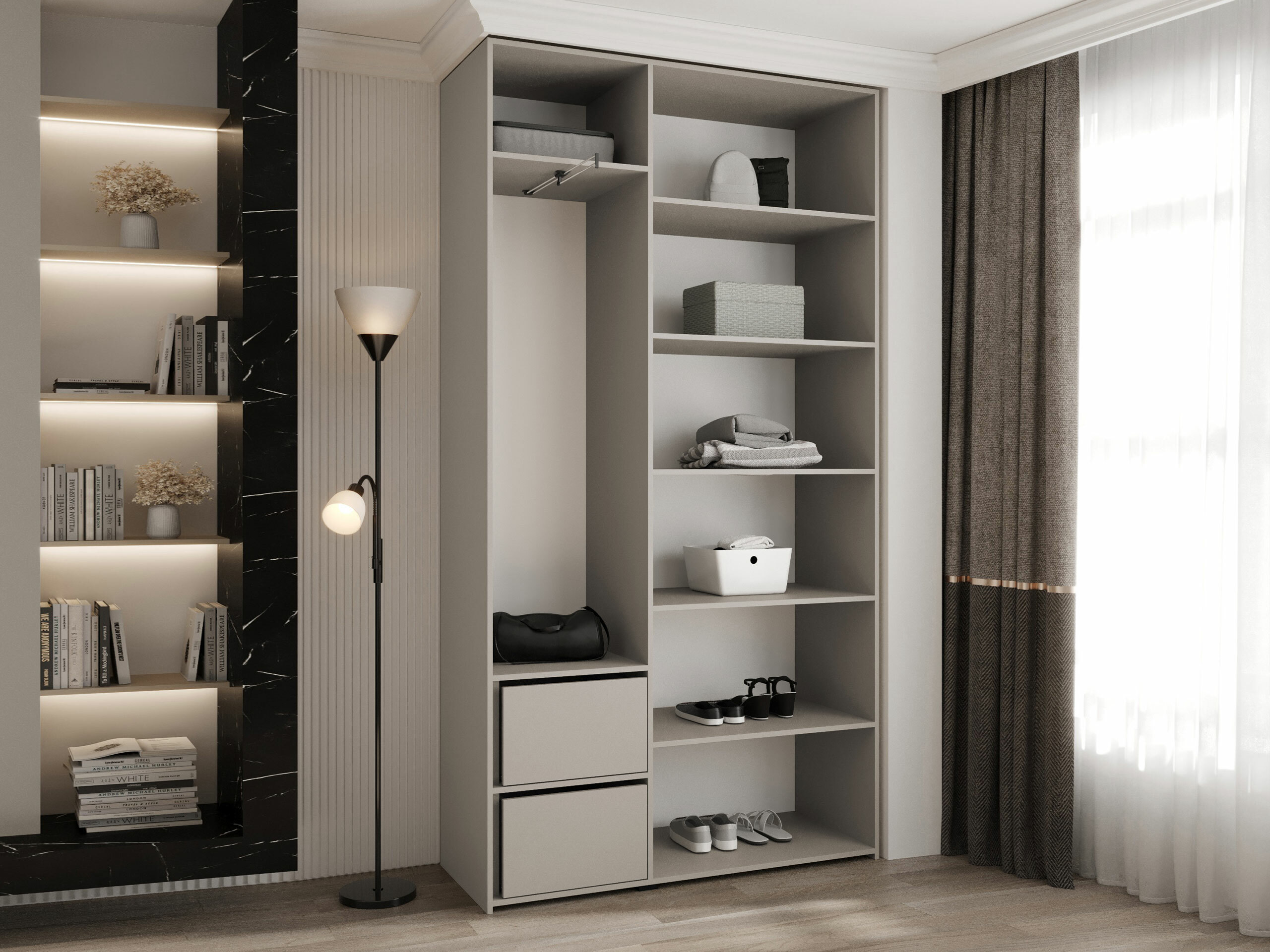 Wardrobe Hartford 571 (White)