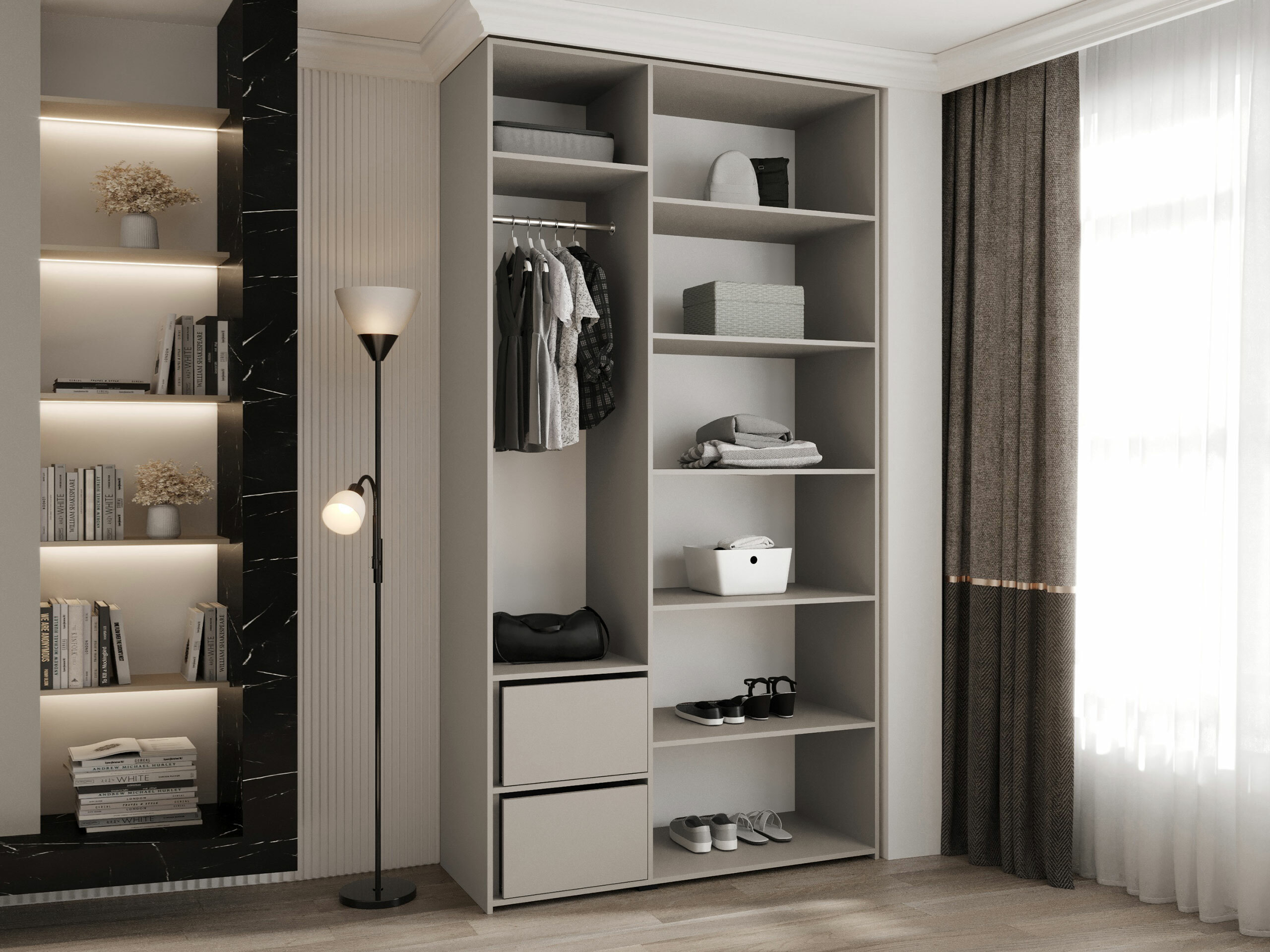 Wardrobe Hartford 571 (White)