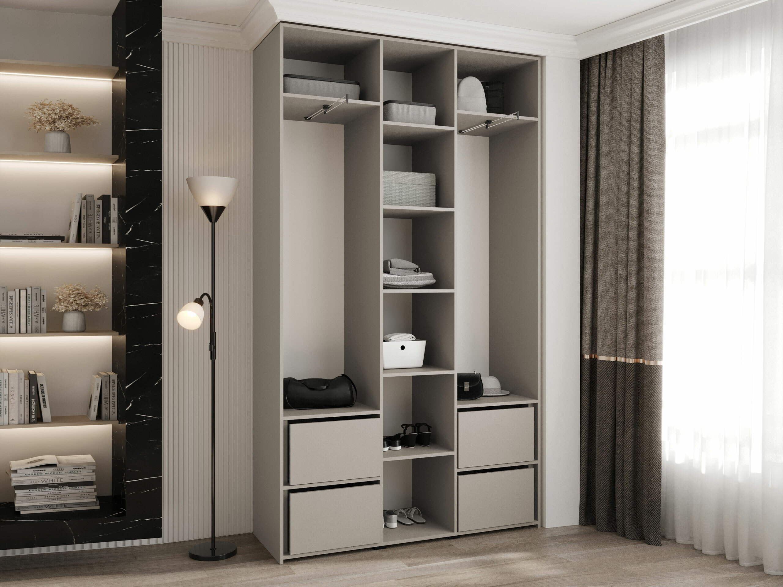 Wardrobe Hartford 571 (White)