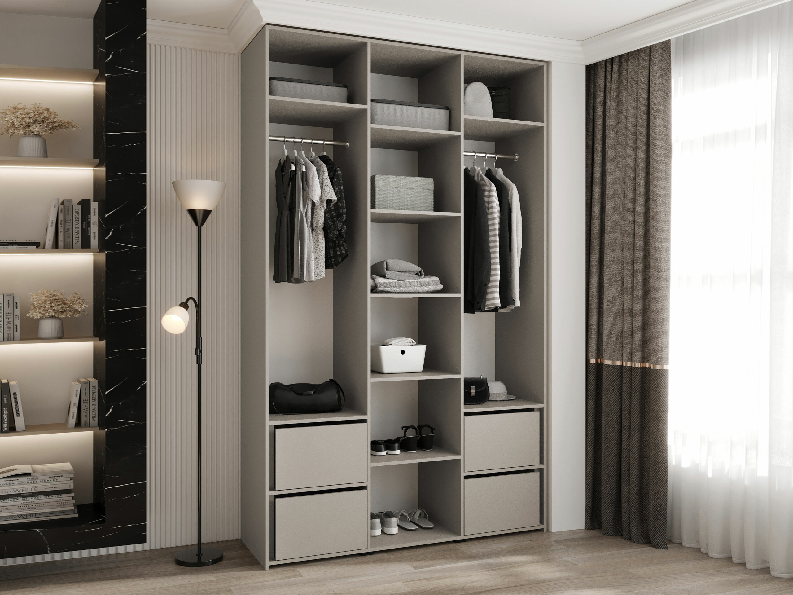 Wardrobe Hartford 571 (White)