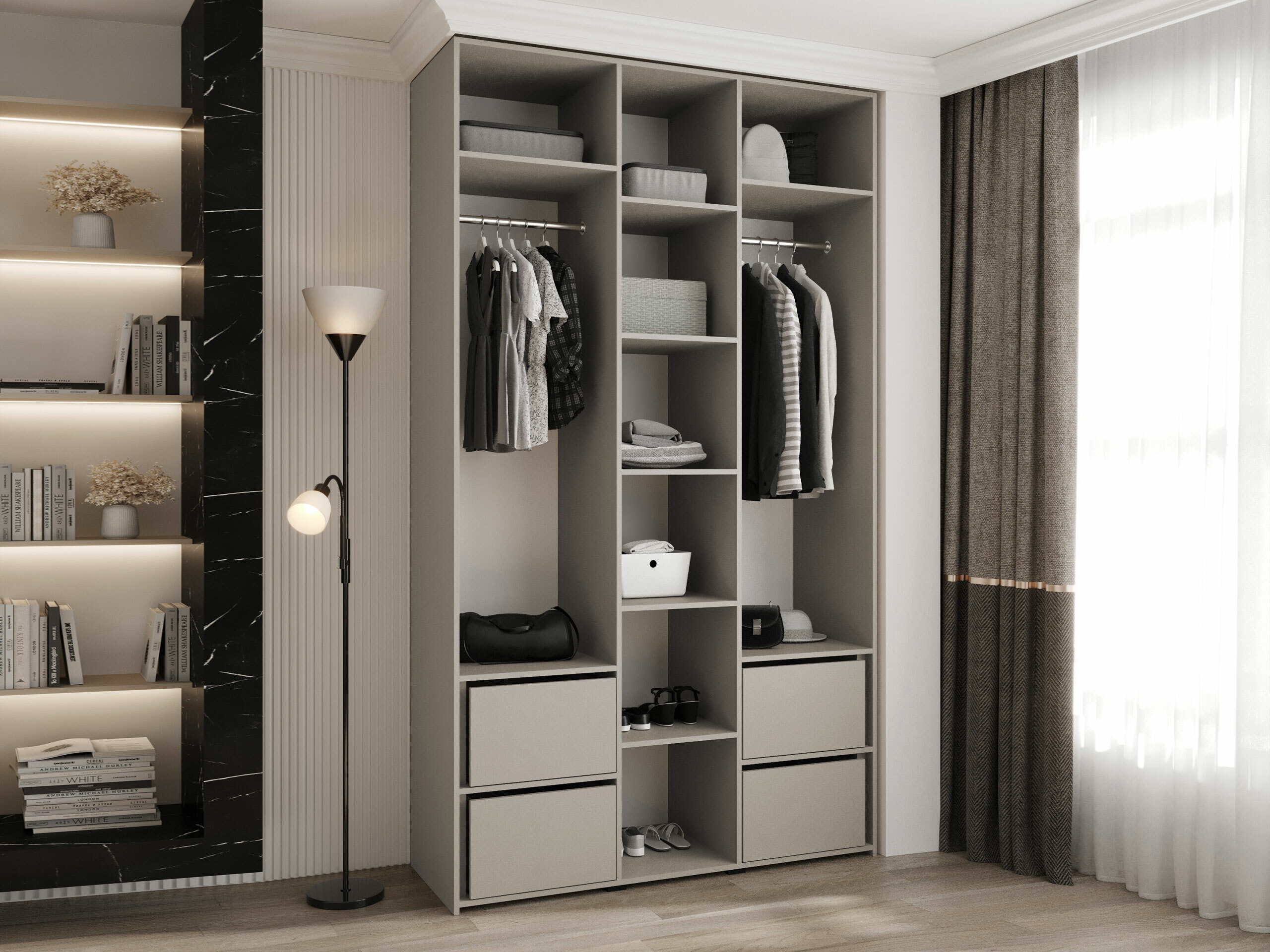 Wardrobe Hartford 571 (White)
