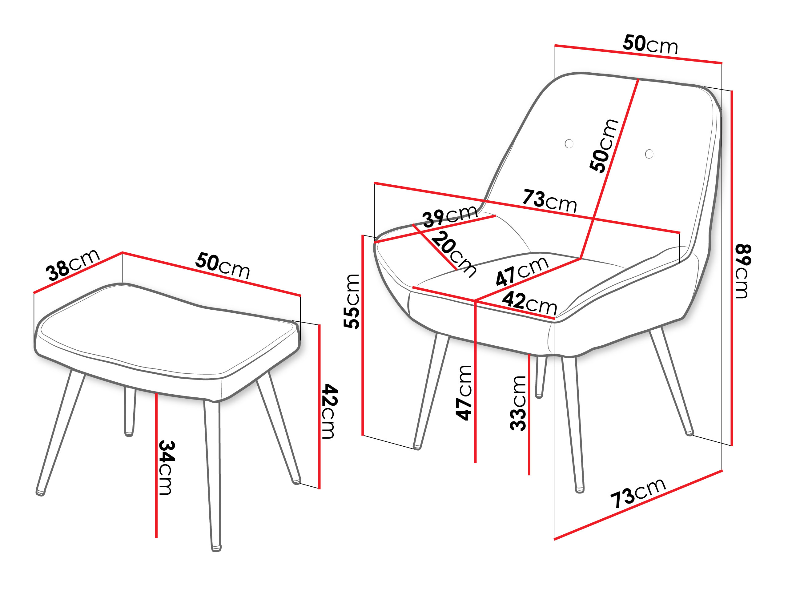 Armchair Comfivo Cypressus (Sea 280)