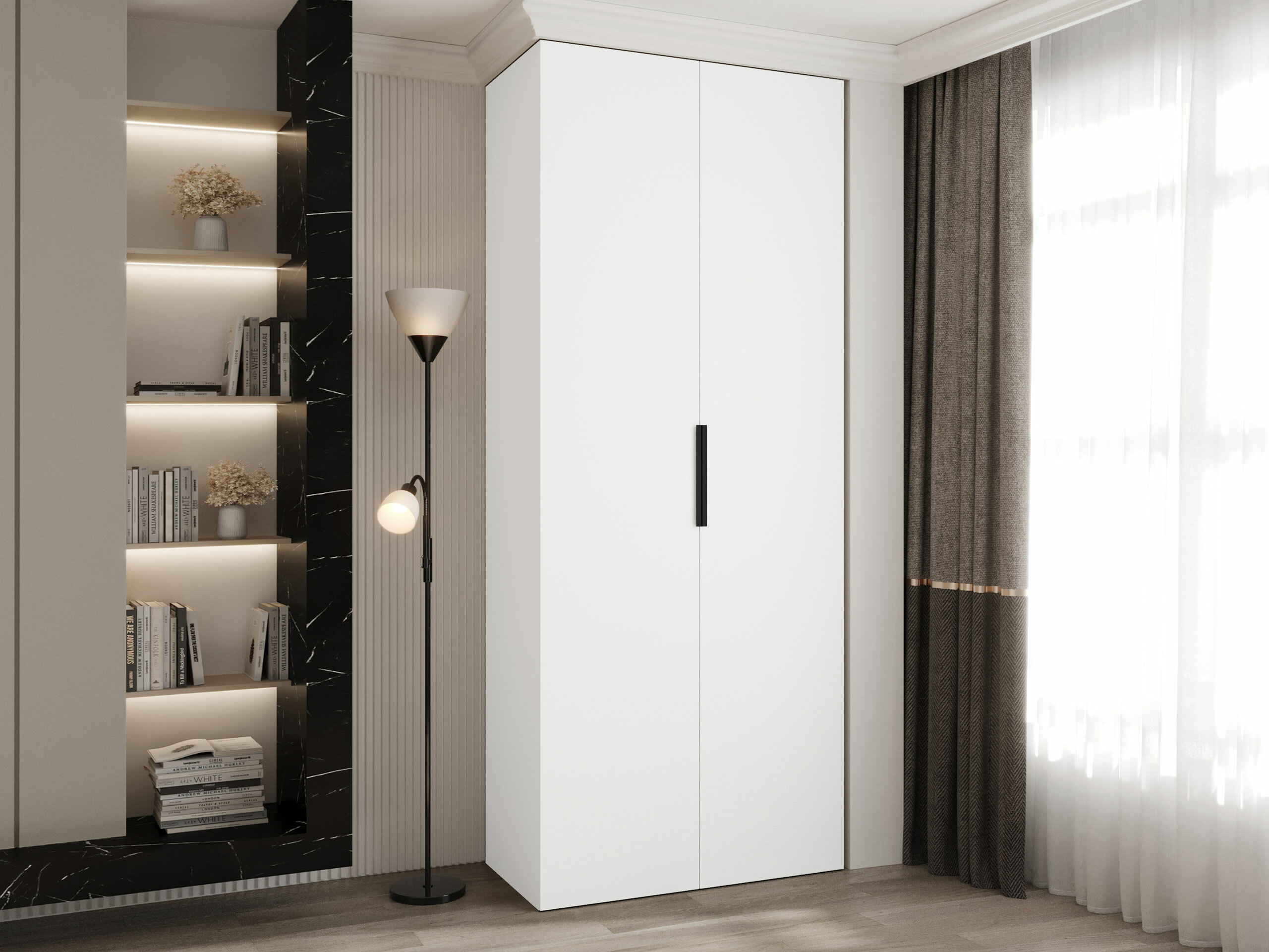 Wardrobe Hartford 572 (White)