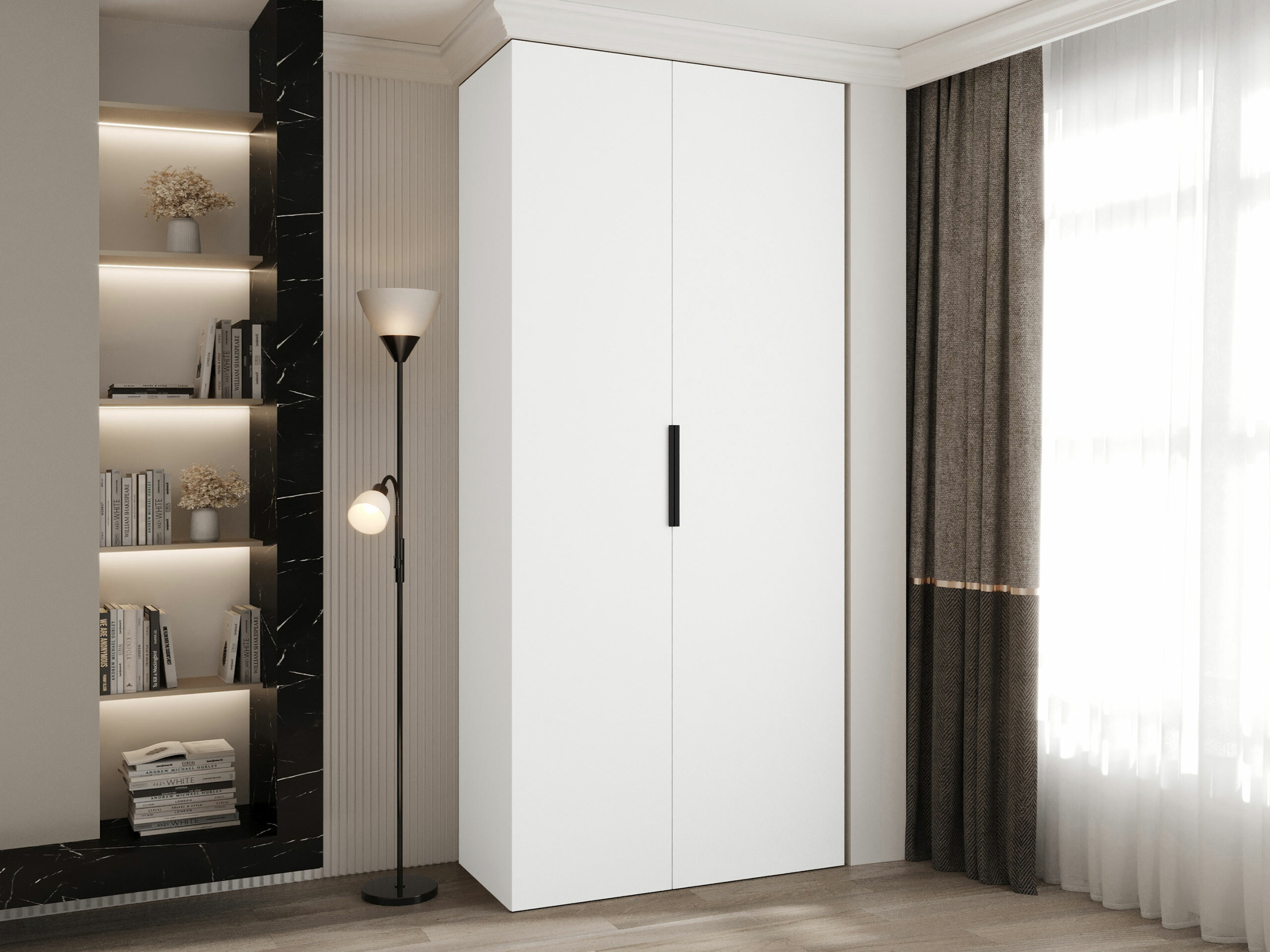 Wardrobe Hartford 572 (White)