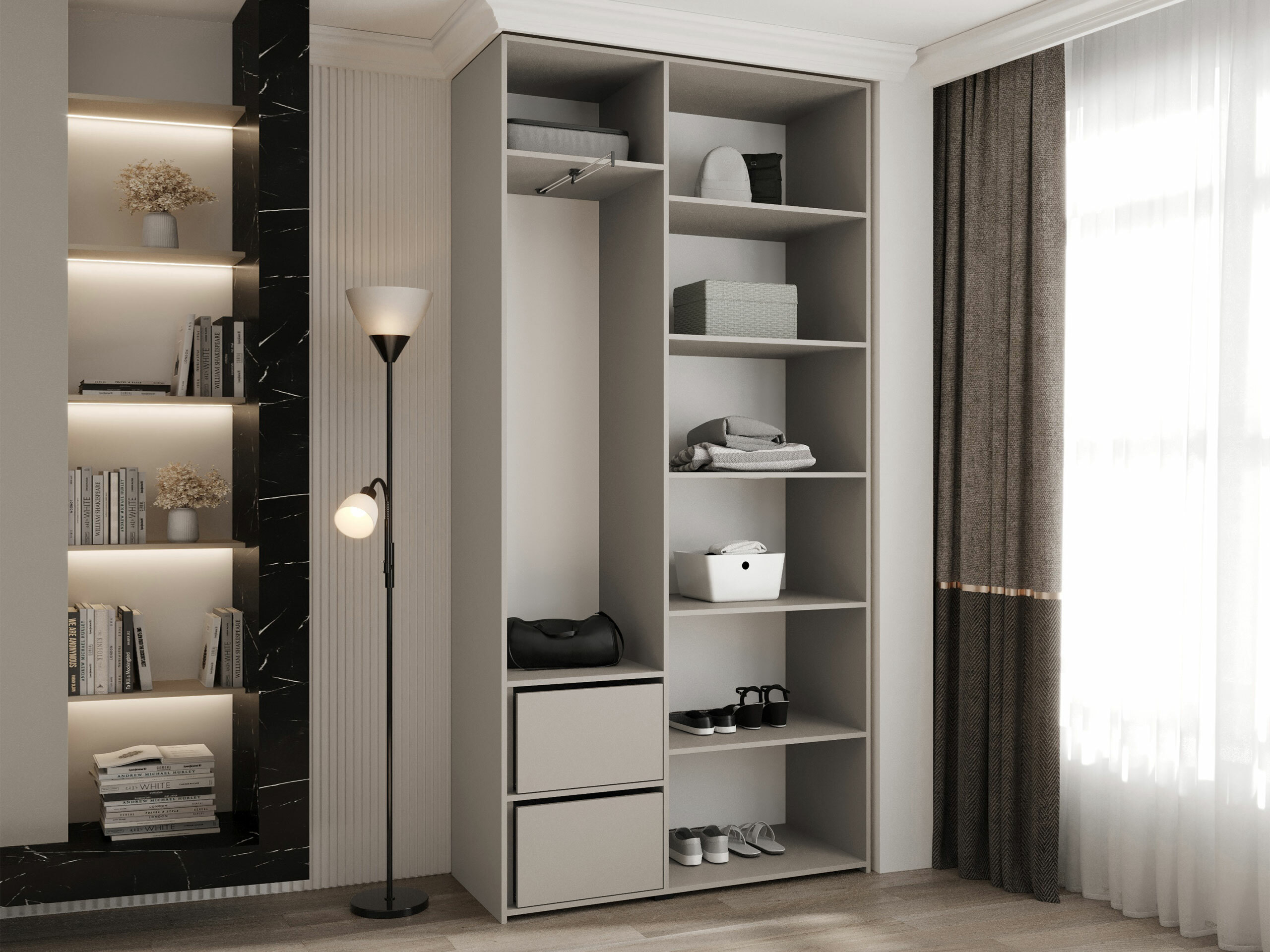 Wardrobe Hartford 573 (Cashmere)