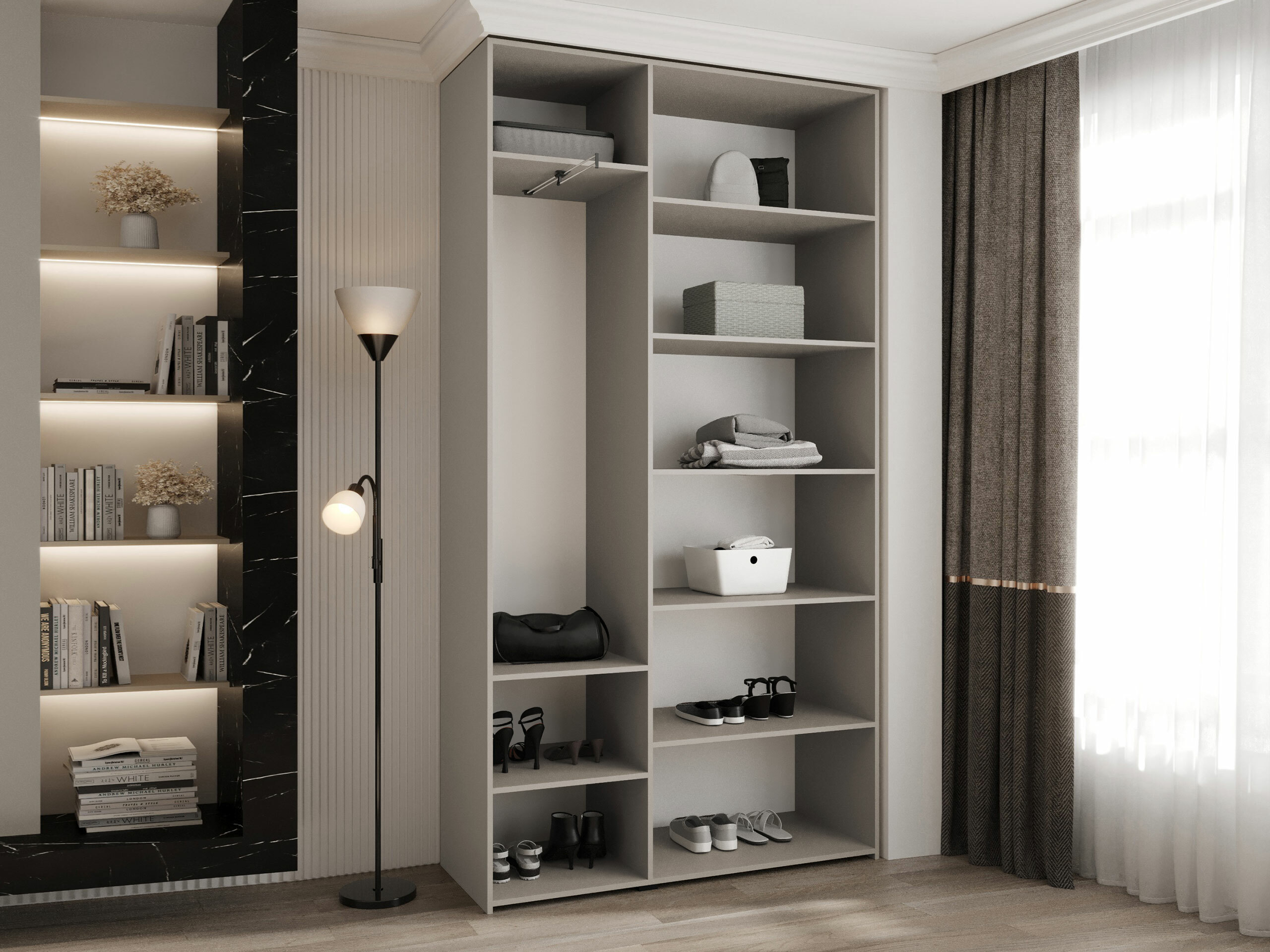 Wardrobe Hartford 573 (White)