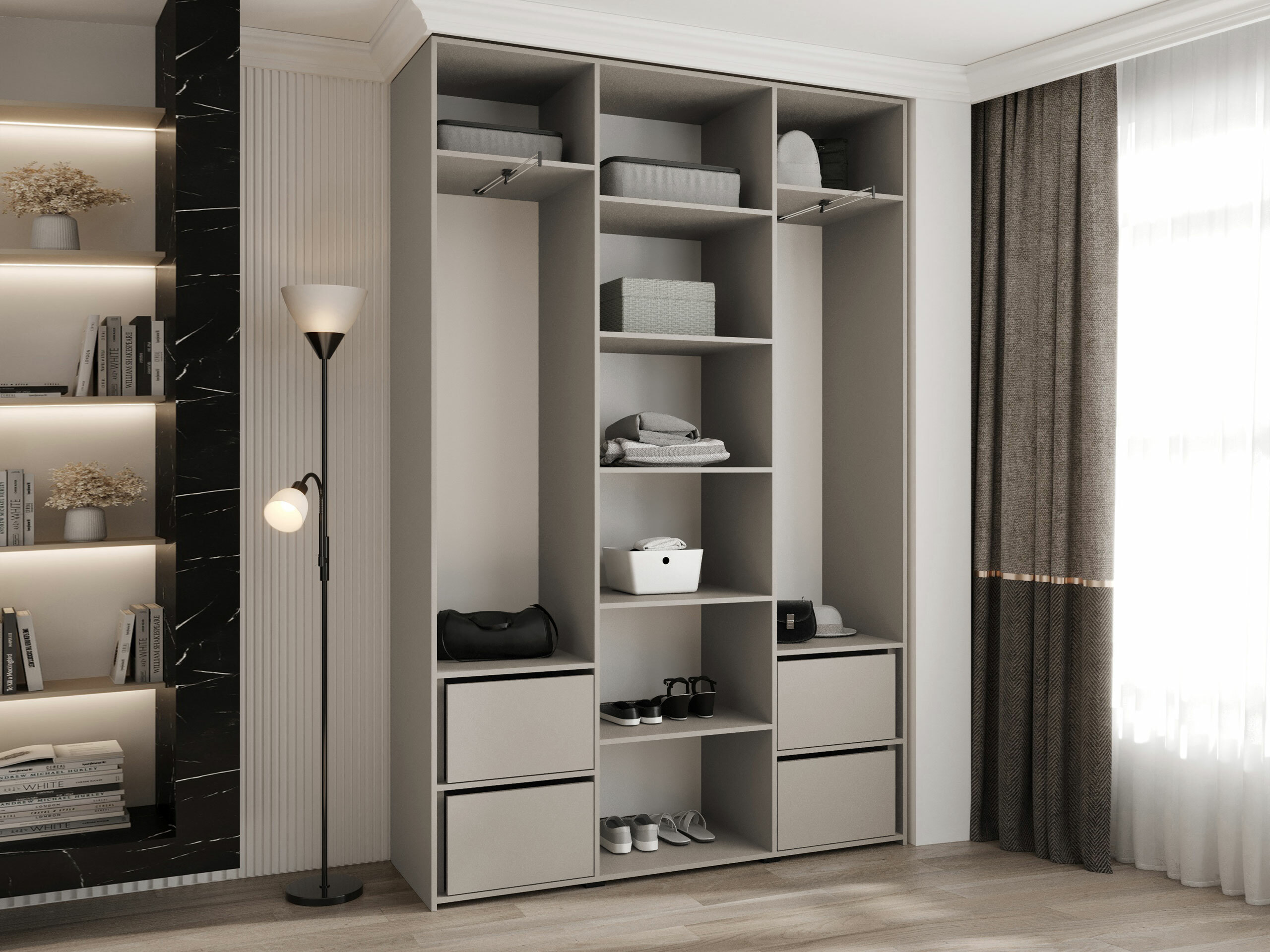 Wardrobe Hartford 573 (White)