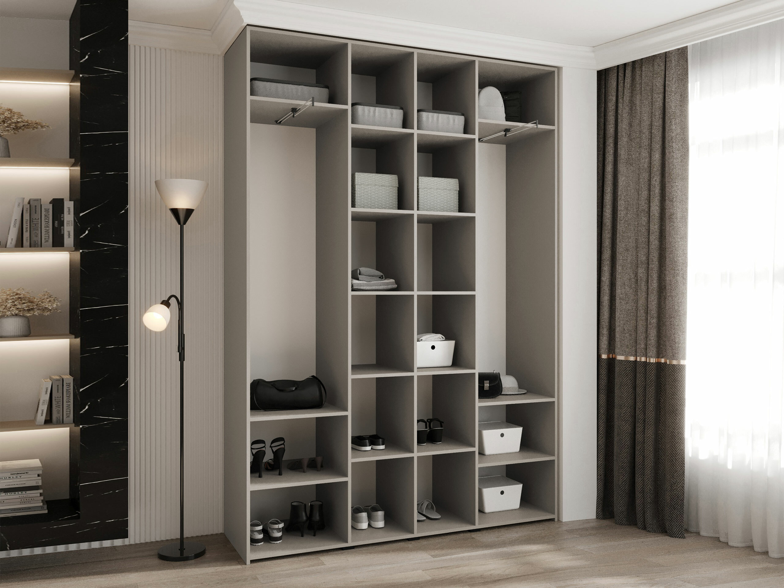 Wardrobe Hartford 574 (White)
