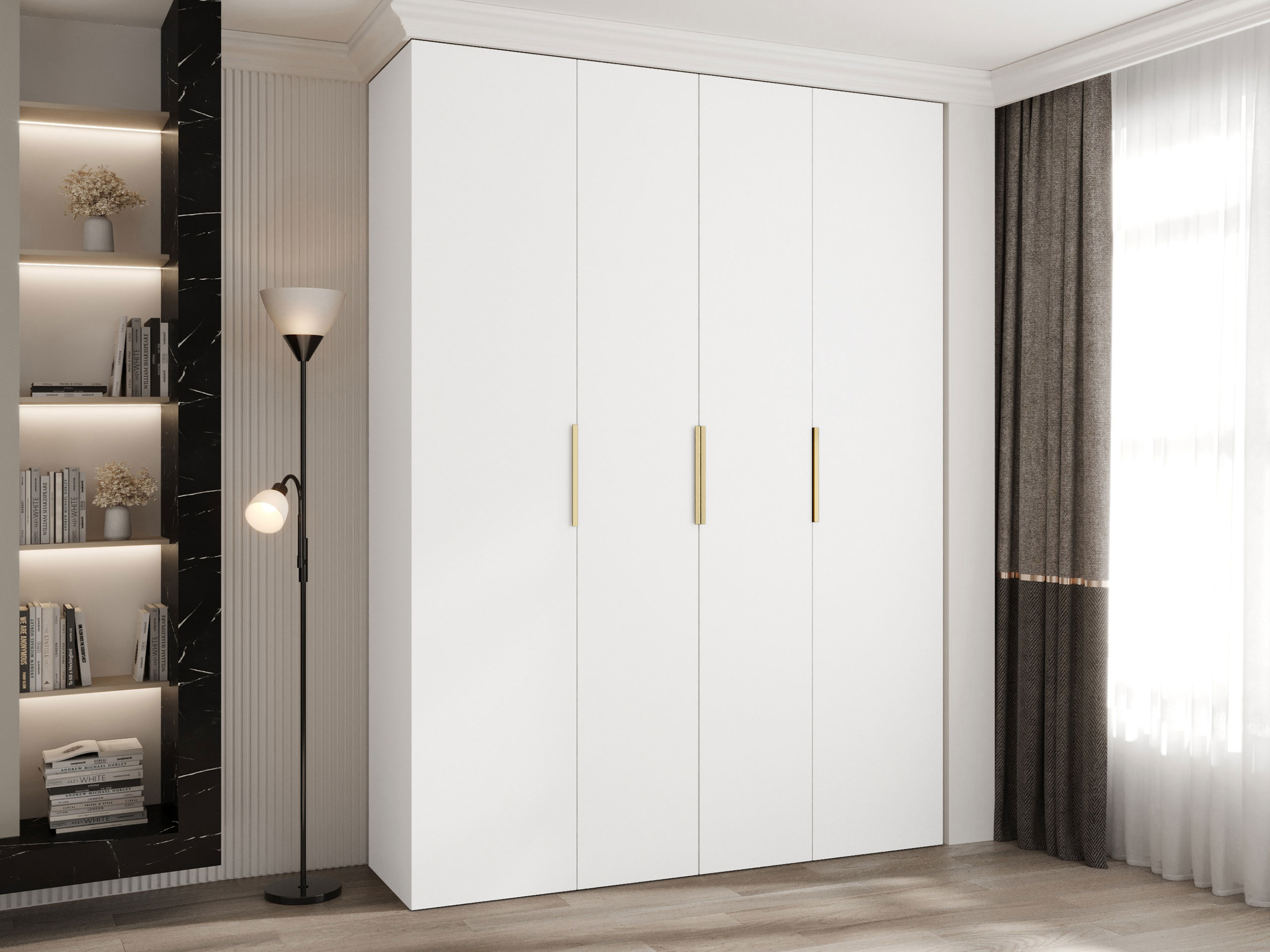 Wardrobe Hartford 574 (White)