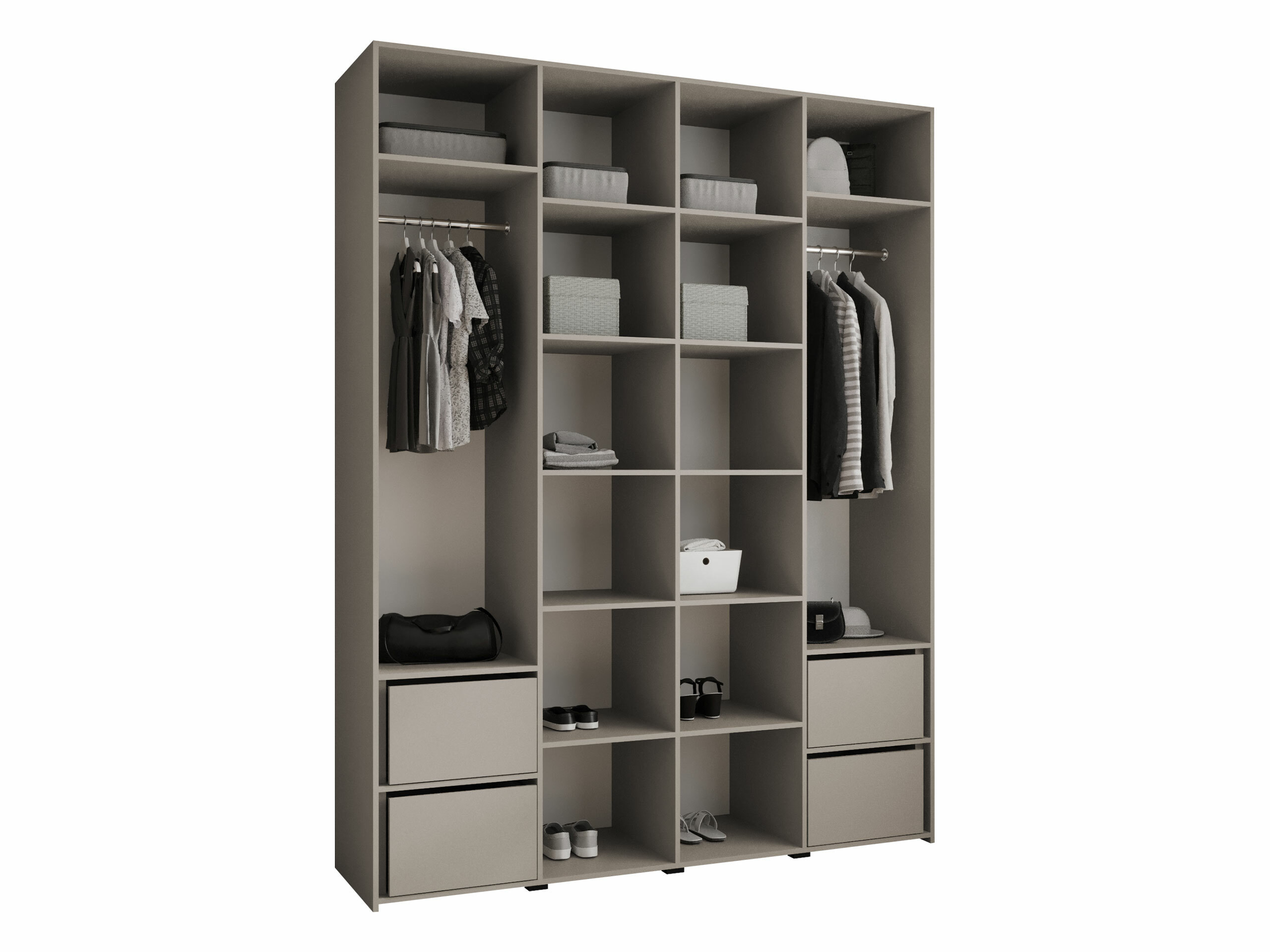 Wardrobe Hartford 574 (White)
