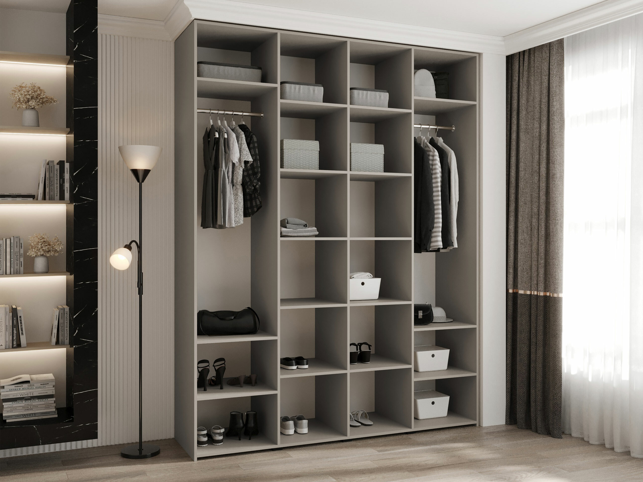 Wardrobe Hartford 574 (White)