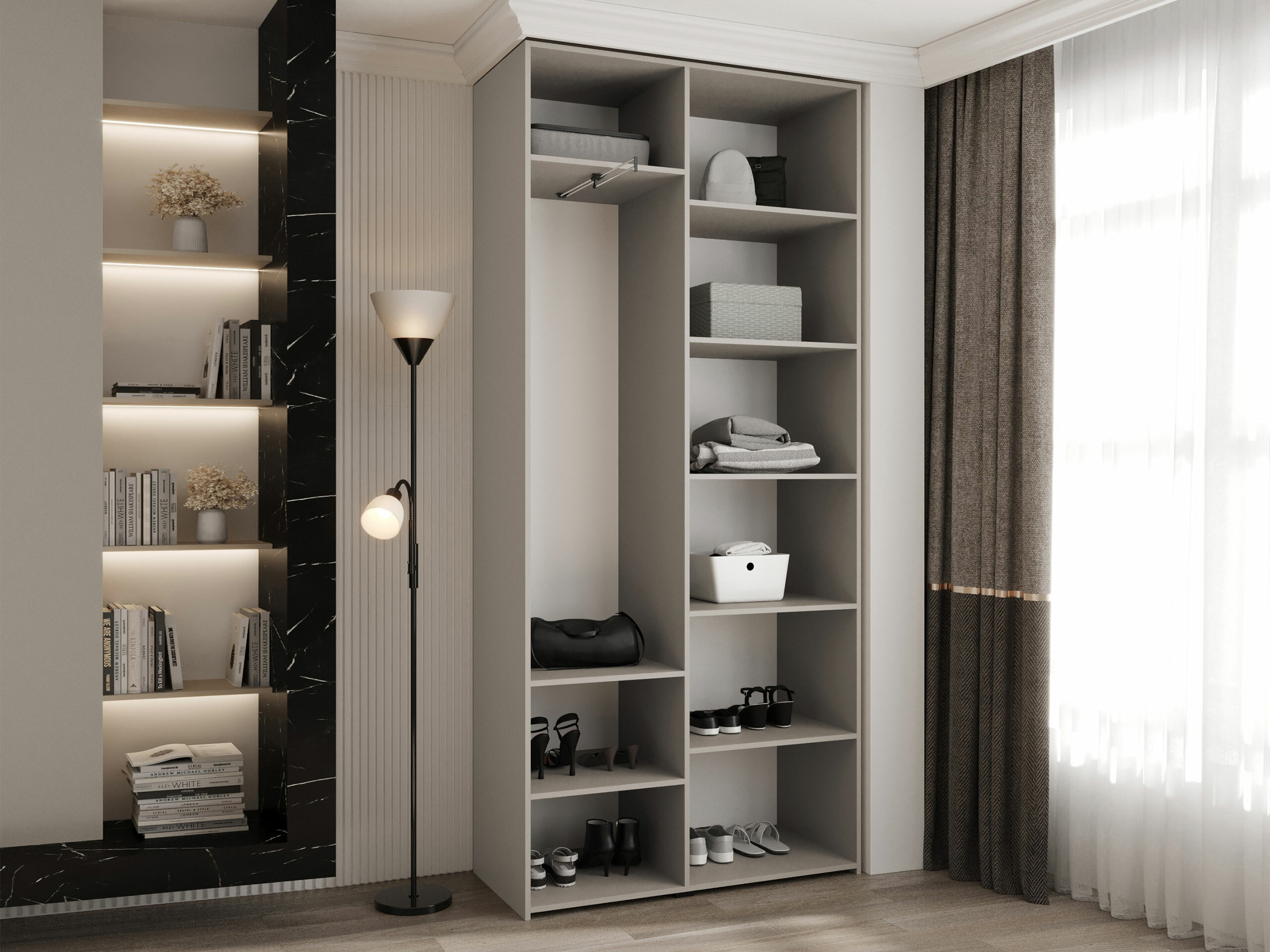 Wardrobe Hartford 540 (White)