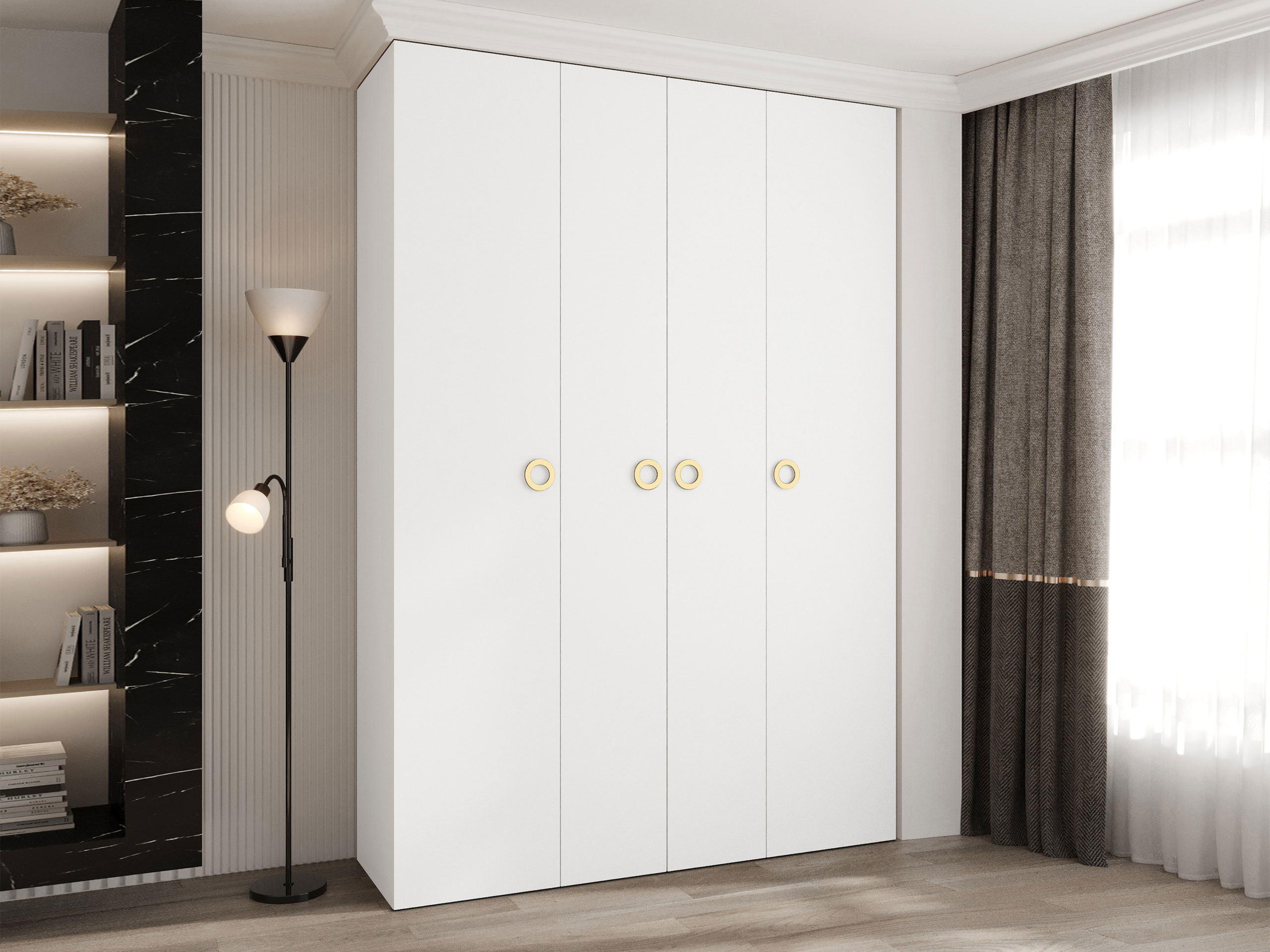 Wardrobe Hartford 554 (White)