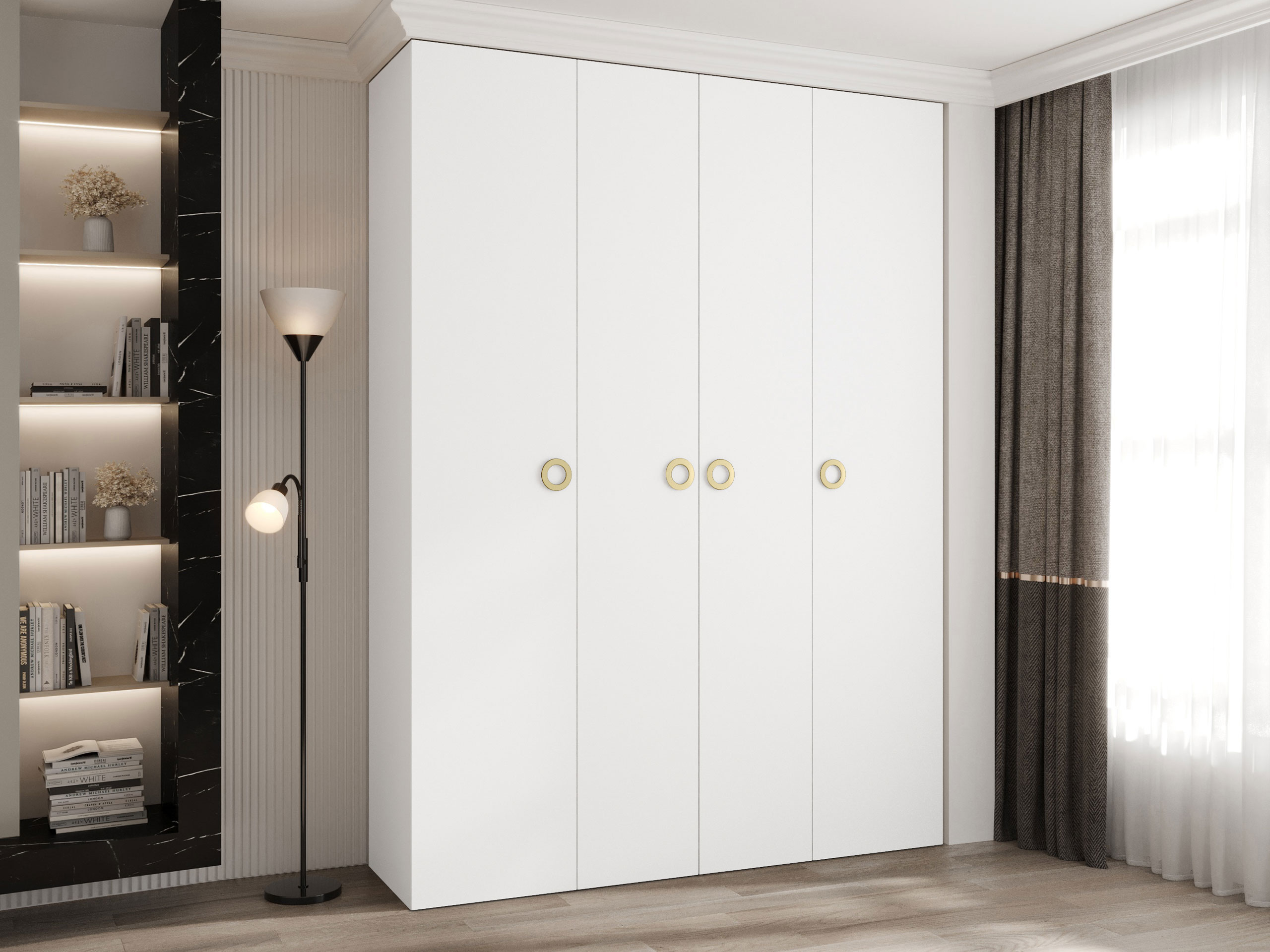 Wardrobe Hartford 554 (White)