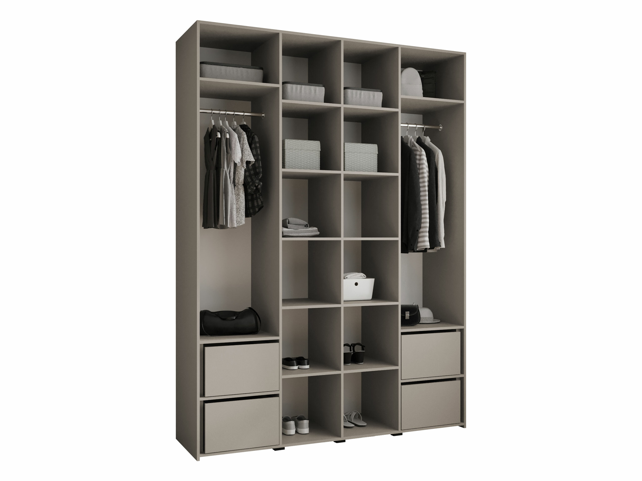 Wardrobe Hartford 554 (White)